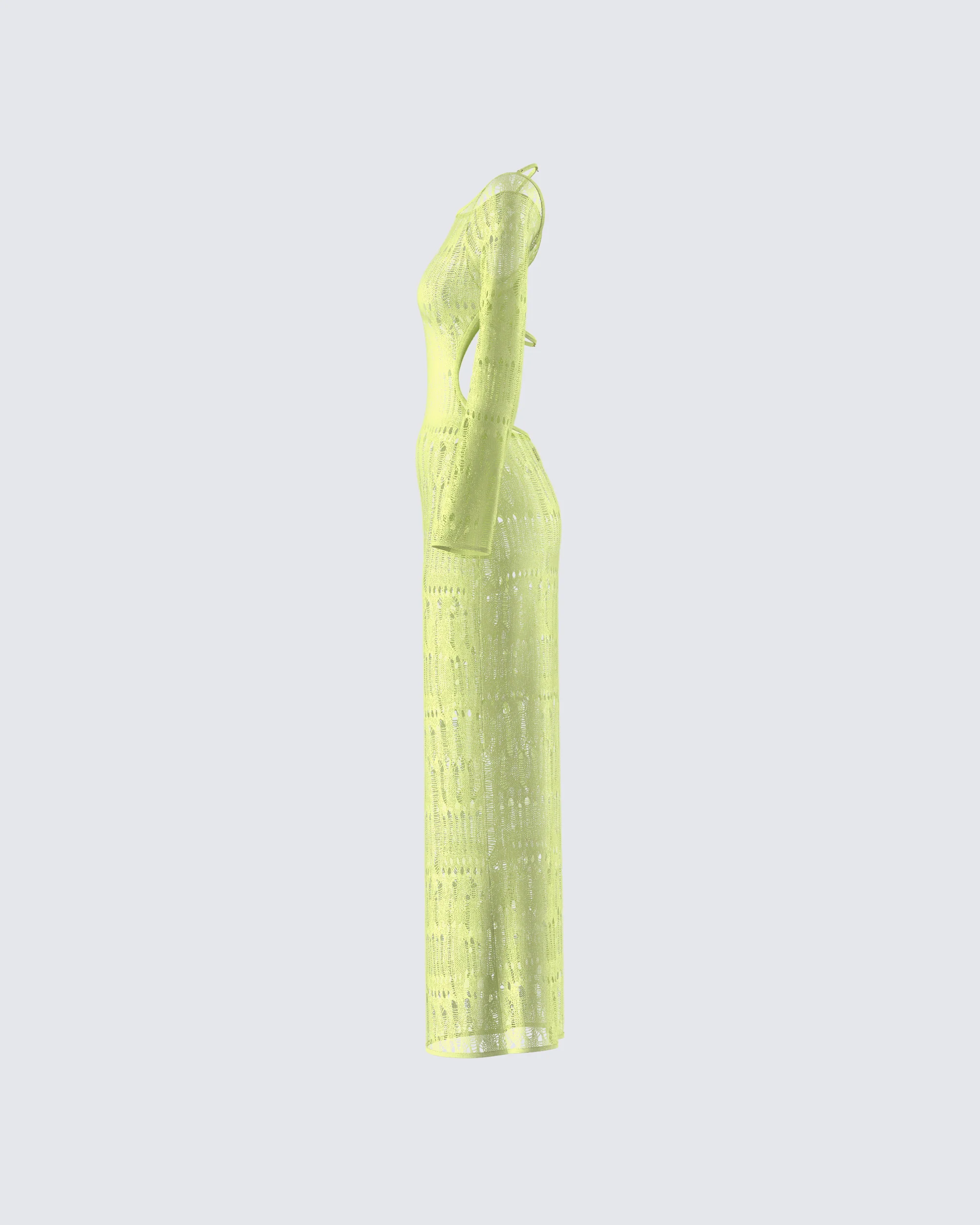 Hartley Green Open Knit Maxi Dress - Image 2