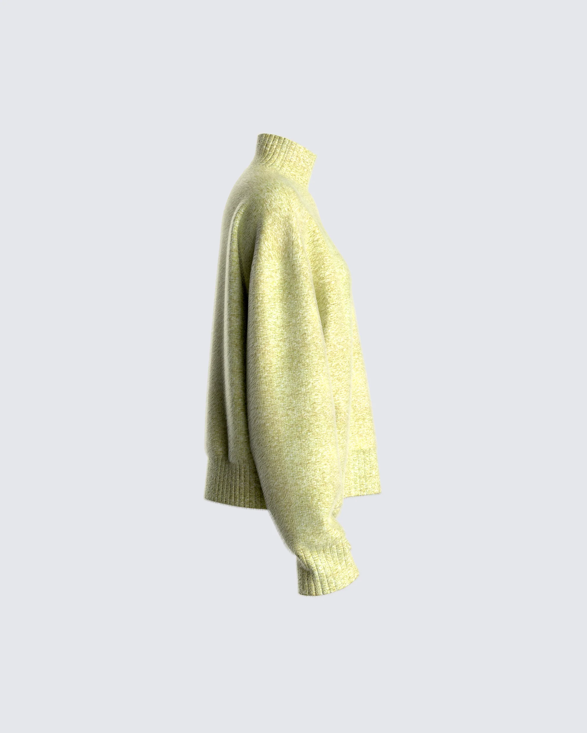 Harwell Green Marled Sweater Top - Image 2