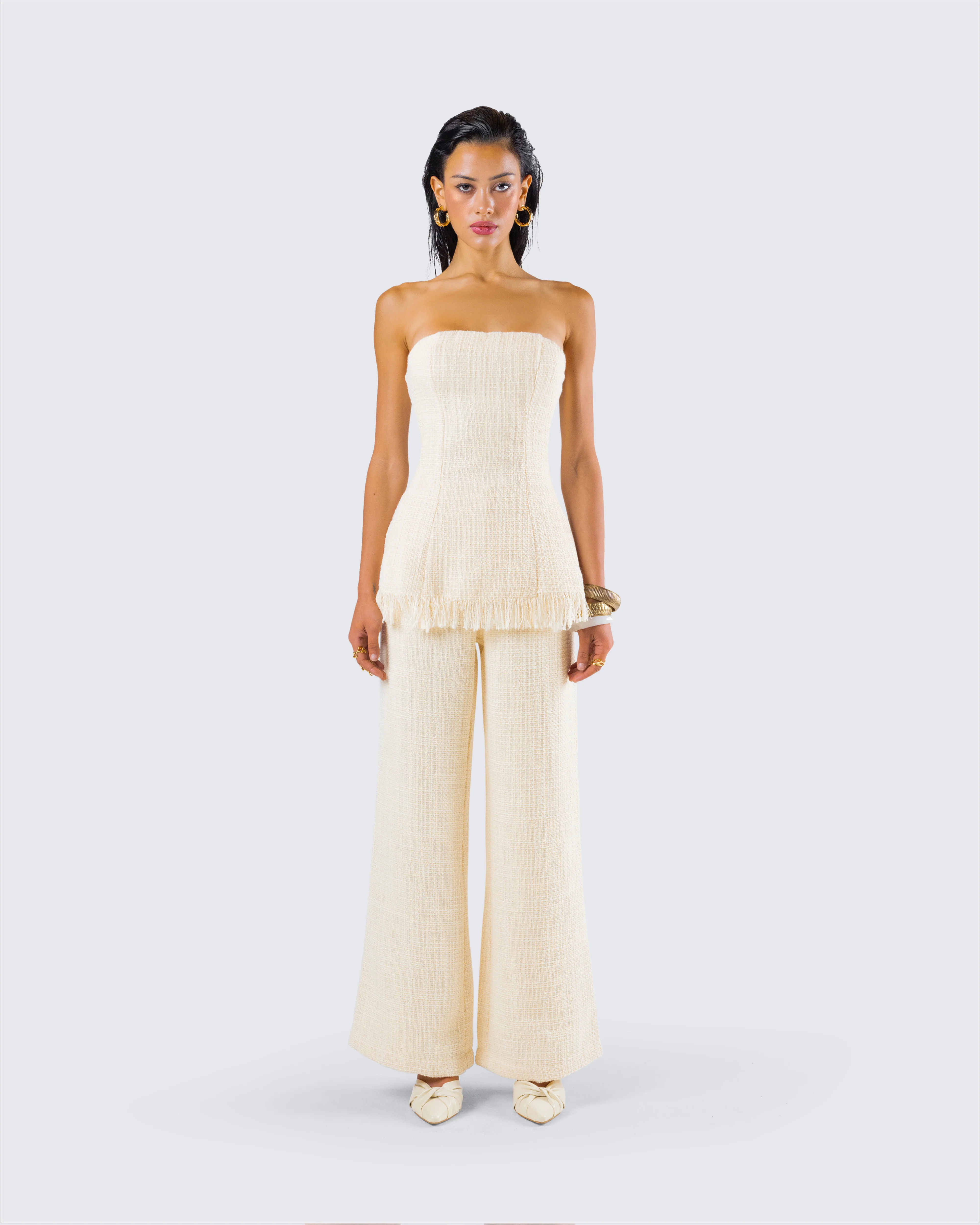Havanah Ivory Tweed Set - Image 4