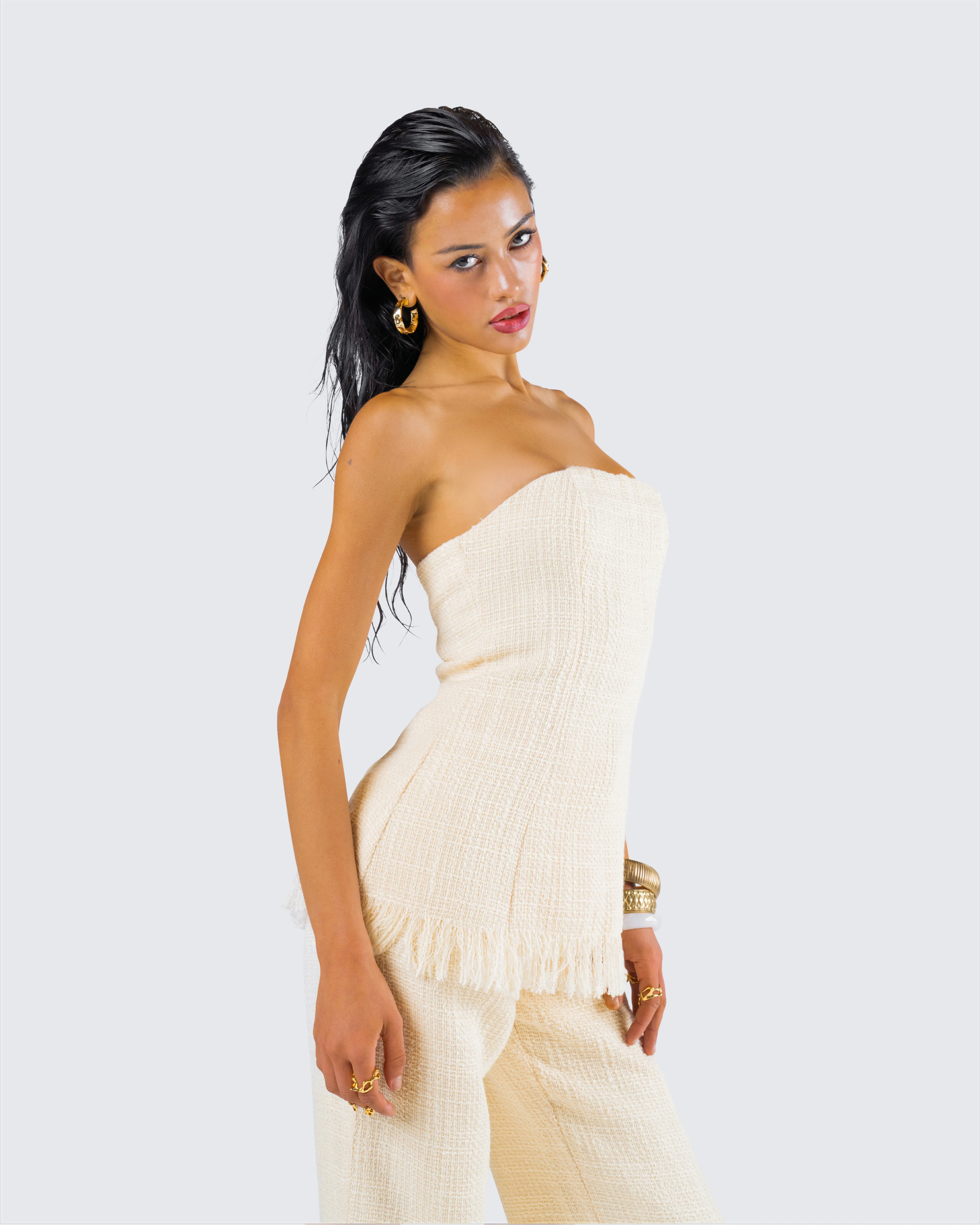 Havanah Ivory Tweed Set - Image 9
