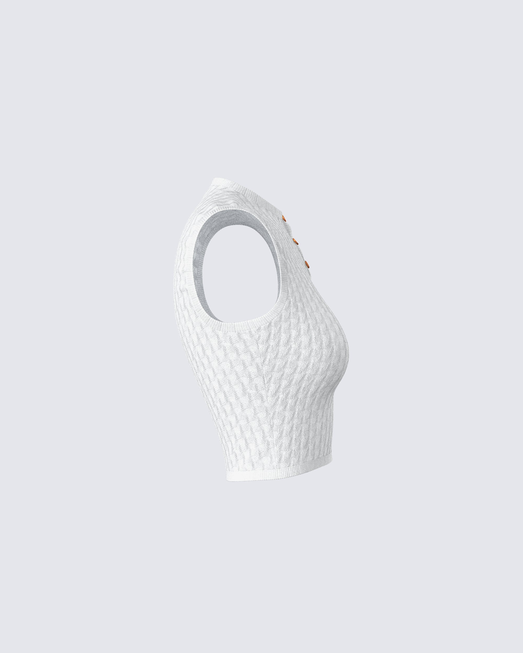 Heidi Ivory Sweater Pattern Top - Image 2