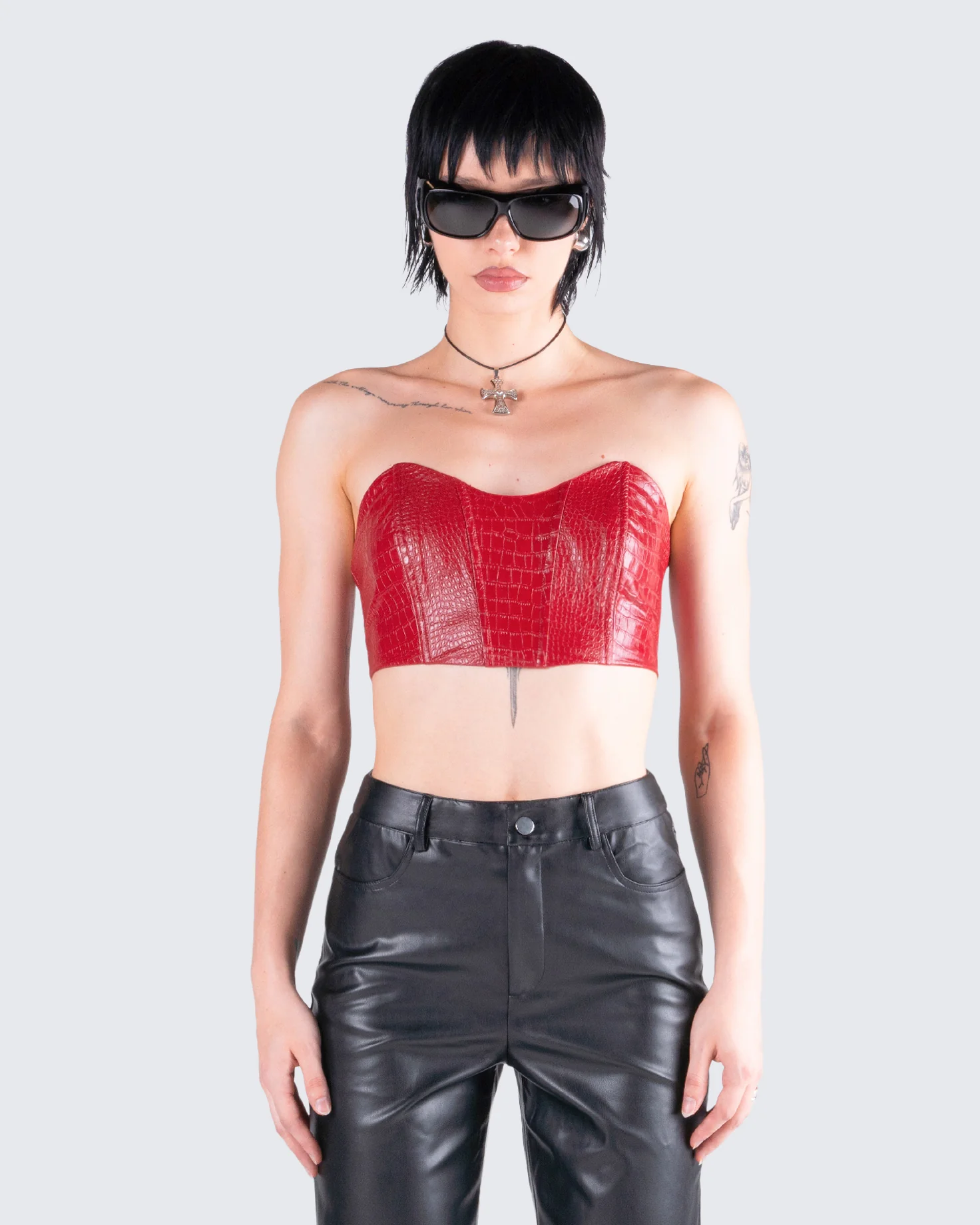 Helena Croc Corset Top - Image 4