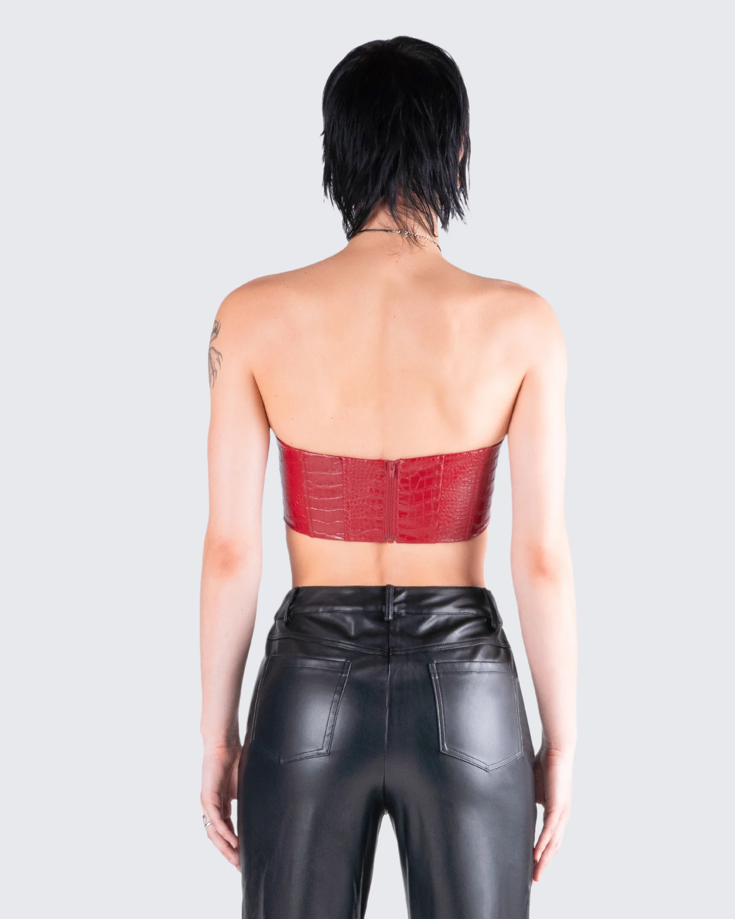 Helena Croc Corset Top - Image 7