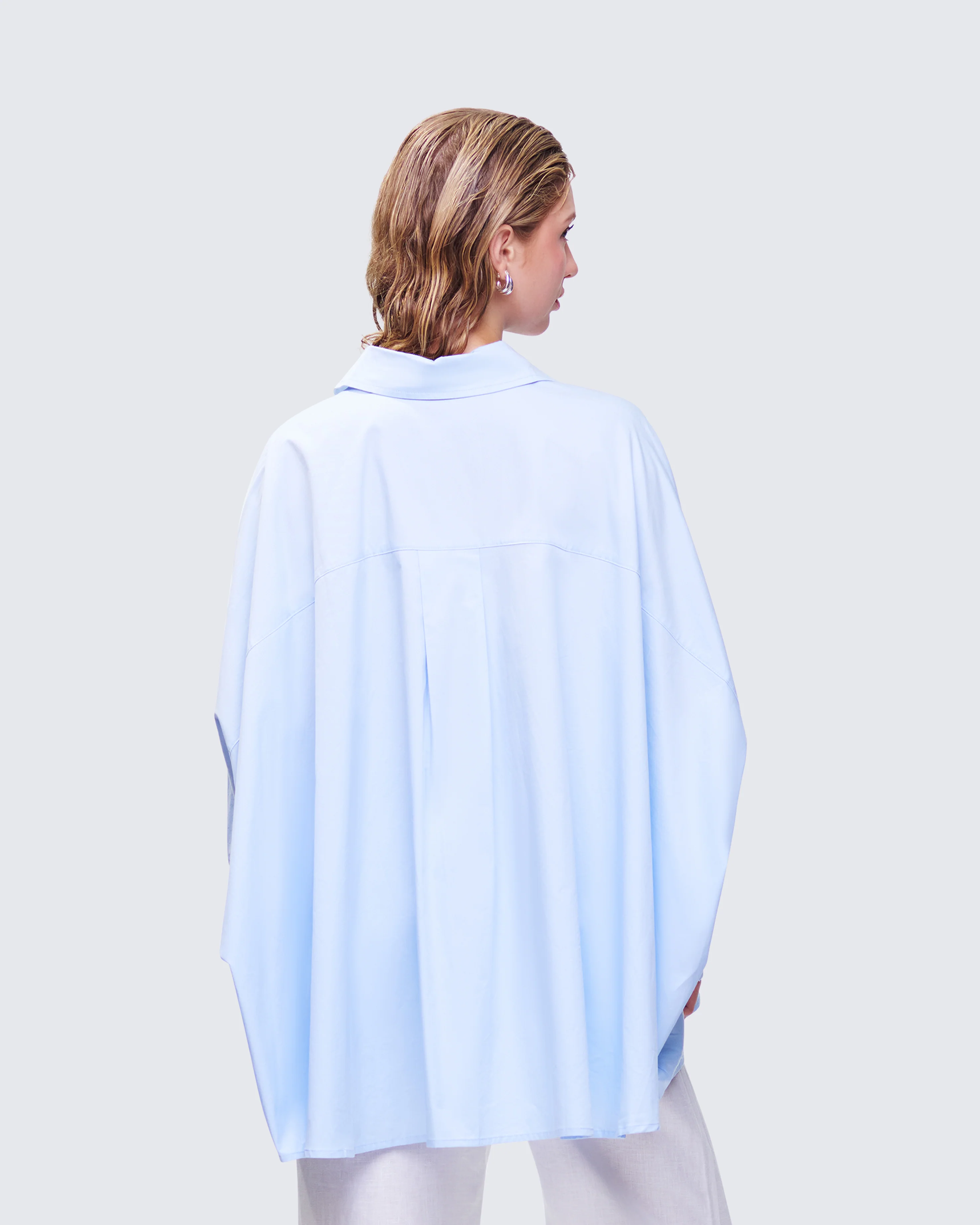 Hesper Blue Box Cut Shirt - Image 4
