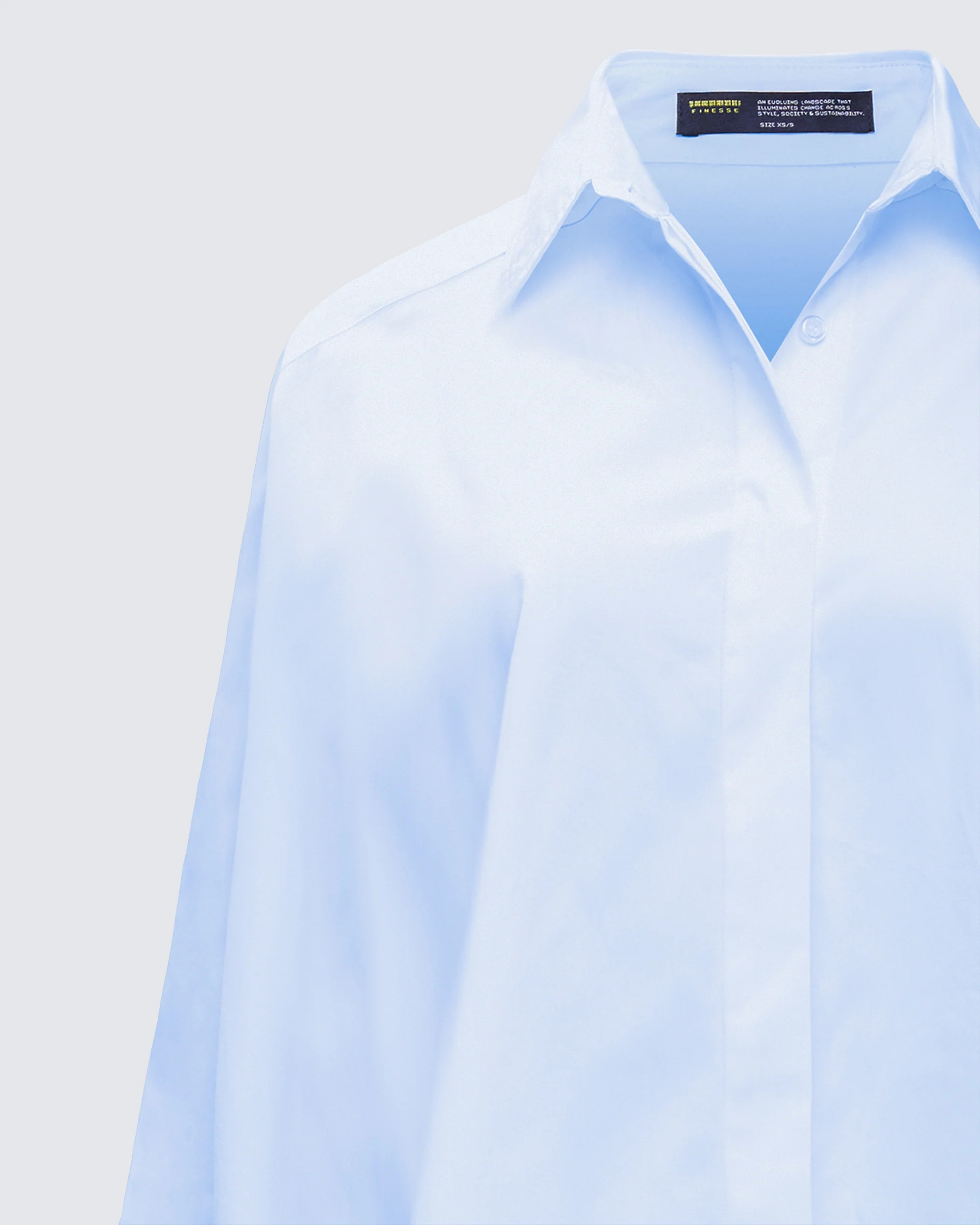 Hesper Blue Box Cut Shirt - Image 6