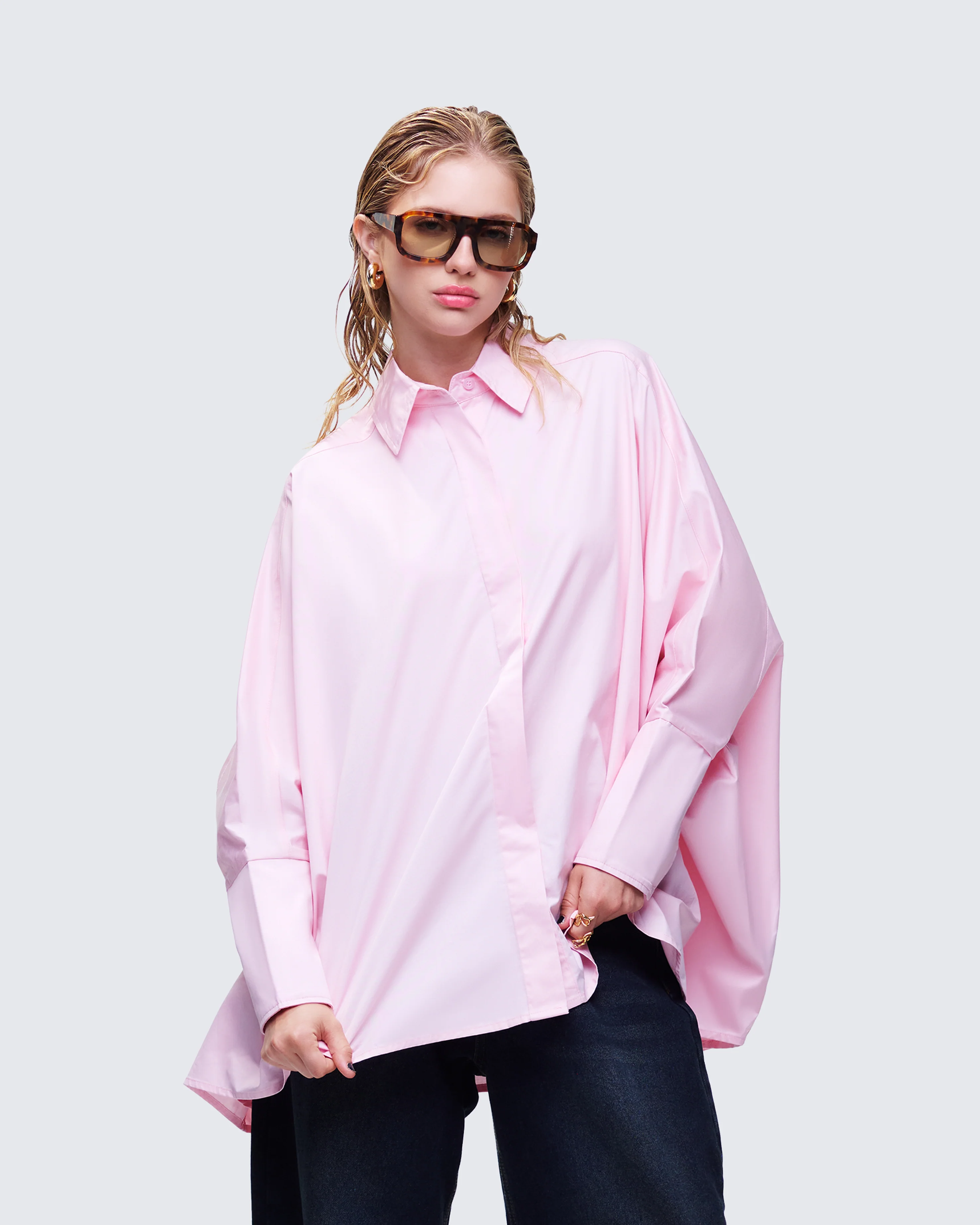 Hesper Pink Box Cut Shirt - Image 3