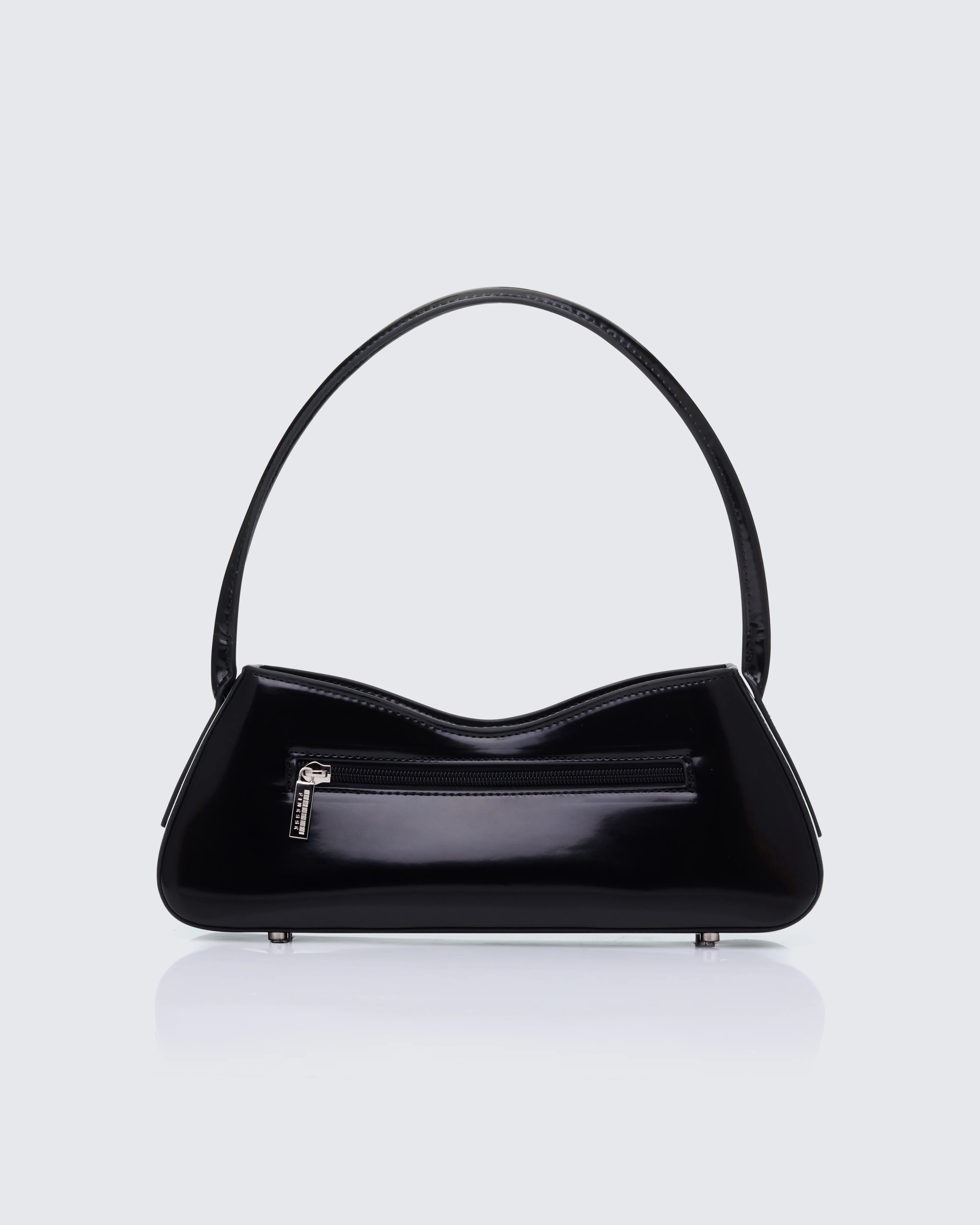 Icon Leather Black 90's Shoulder Bag - Image 2