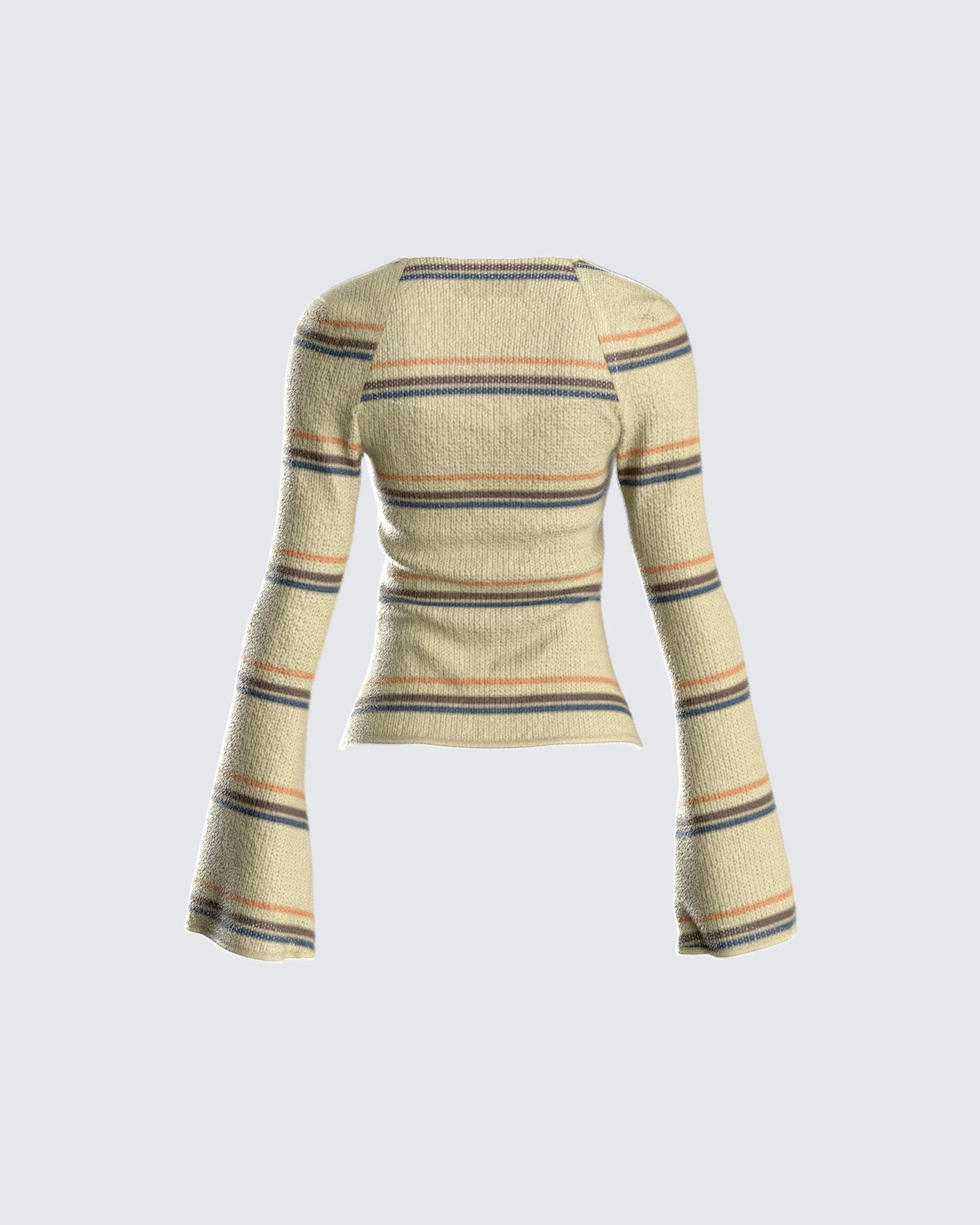 Iona Green Sweater Knit Top - Image 3