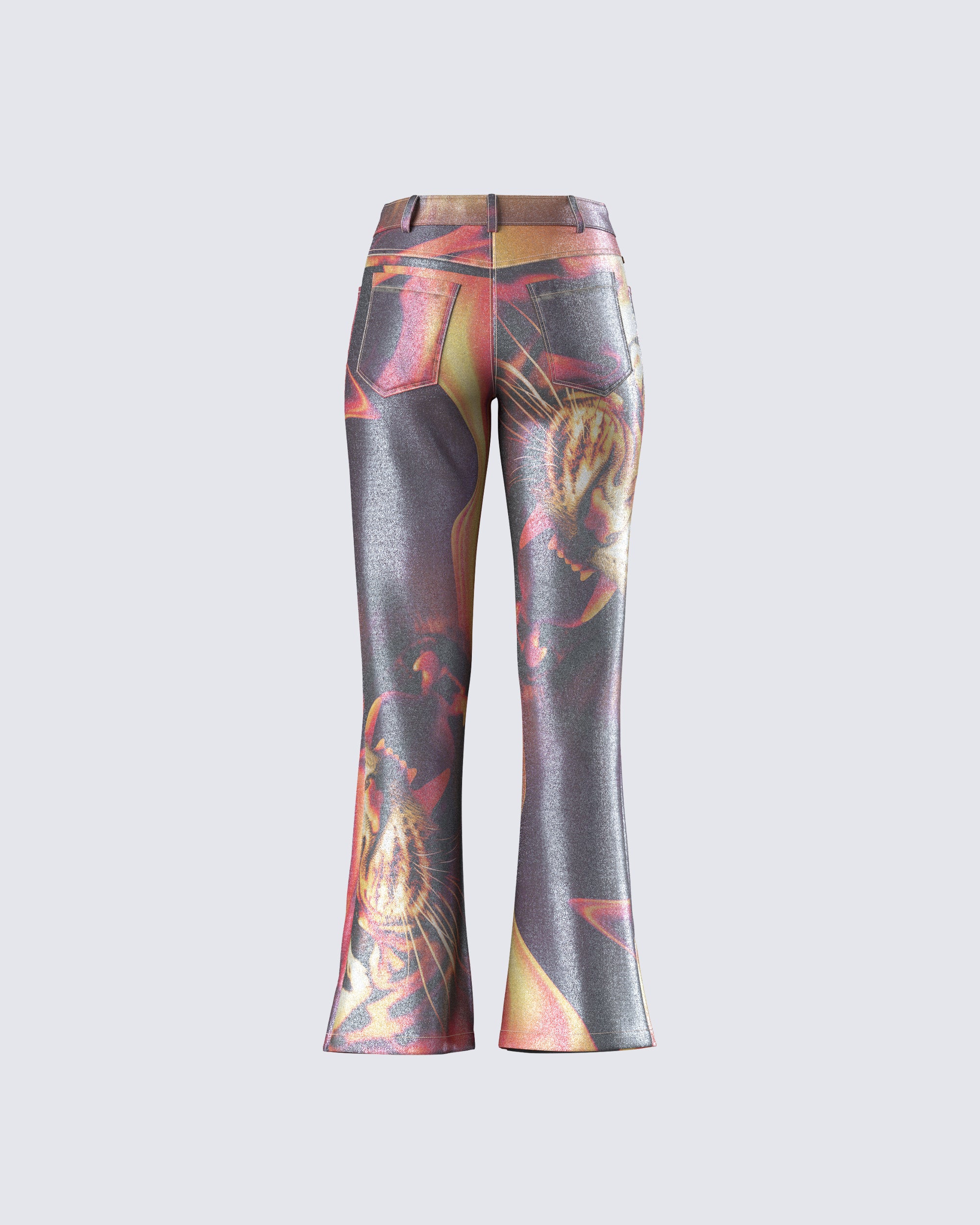 Janet Multi Tiger Shimmer Pant - Image 3