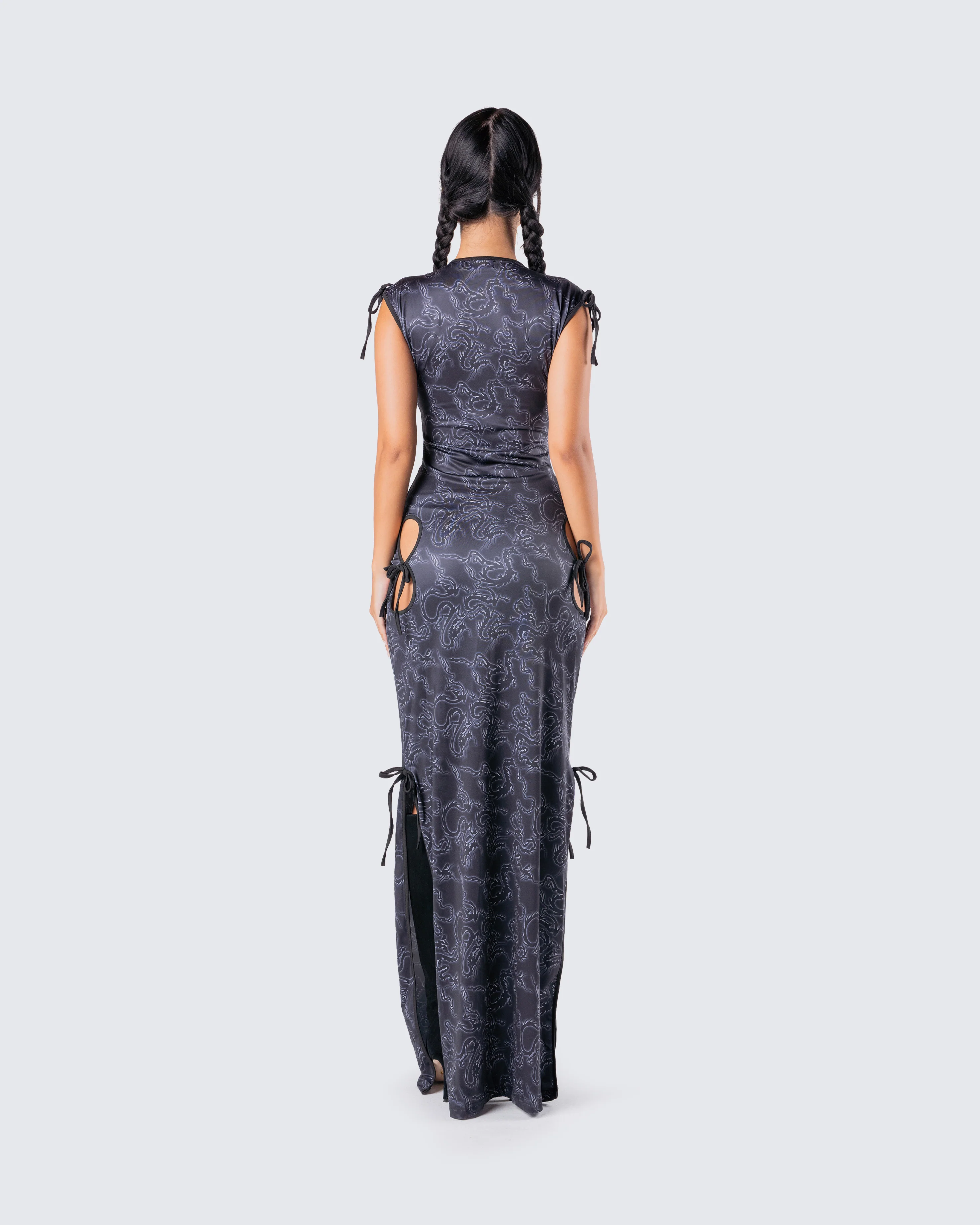 Jasper Black Maxi Dress - Image 7