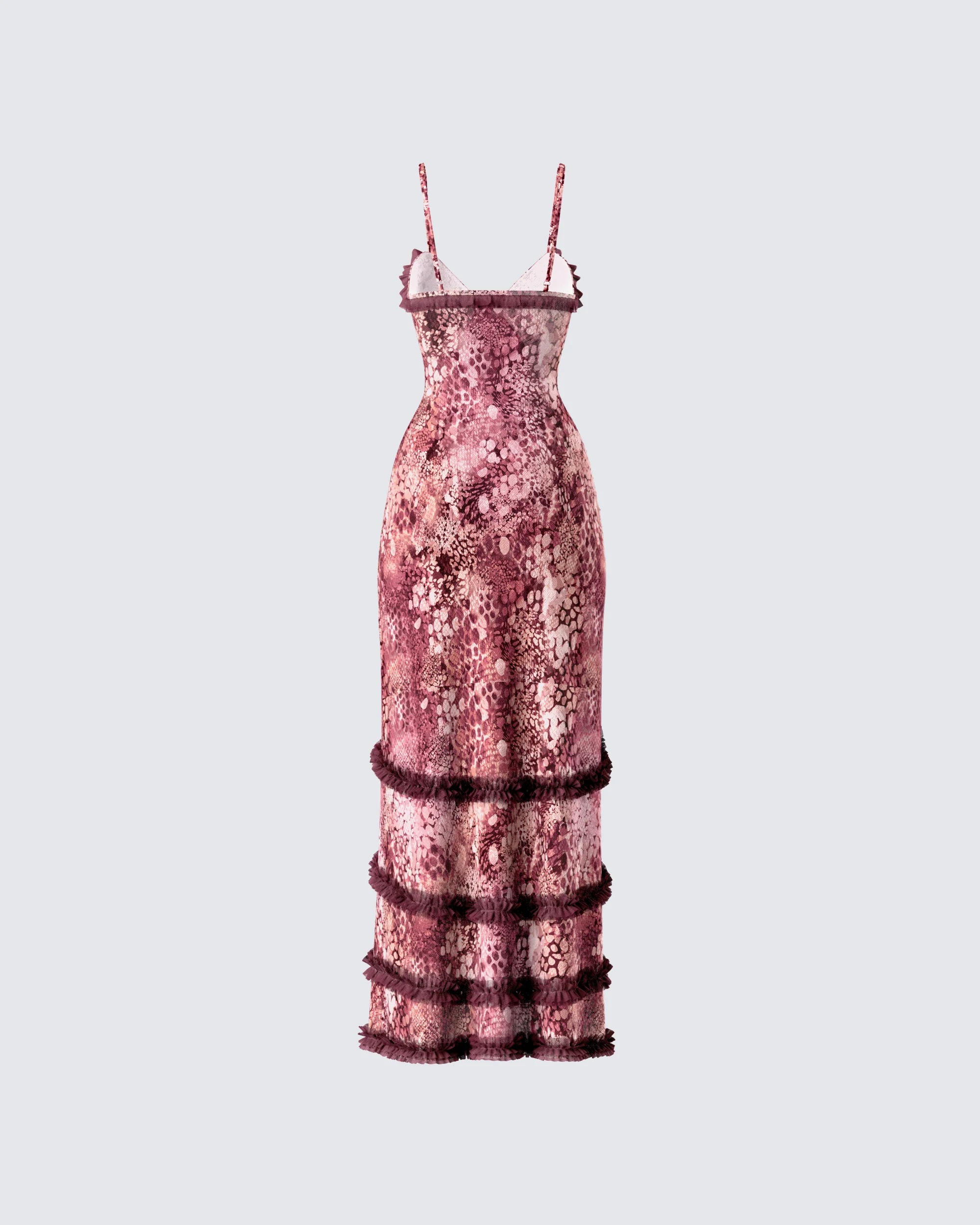 Javana Serpent Print Maxi Dress - Image 3