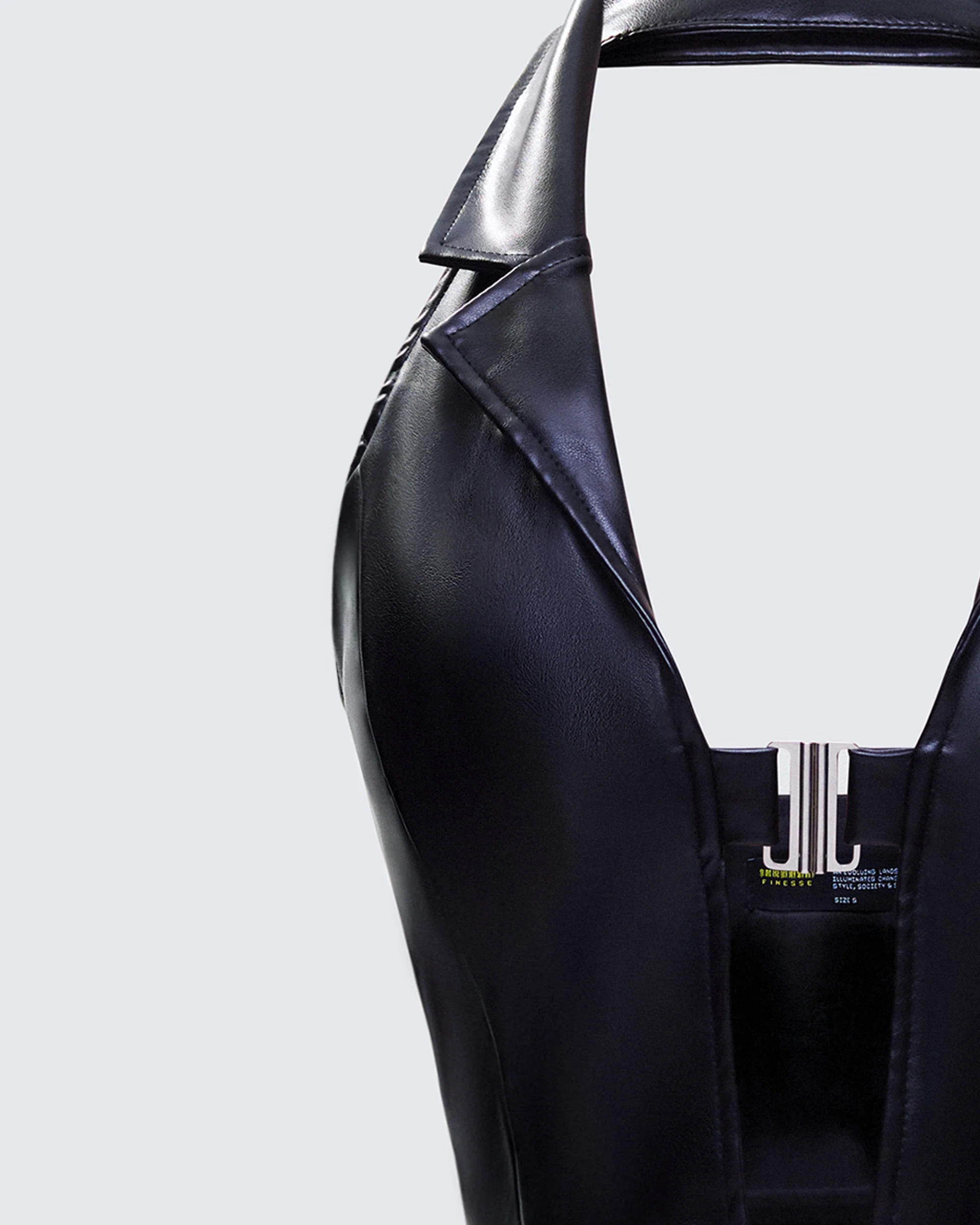 Jaxon Black Leather Top - Image 6