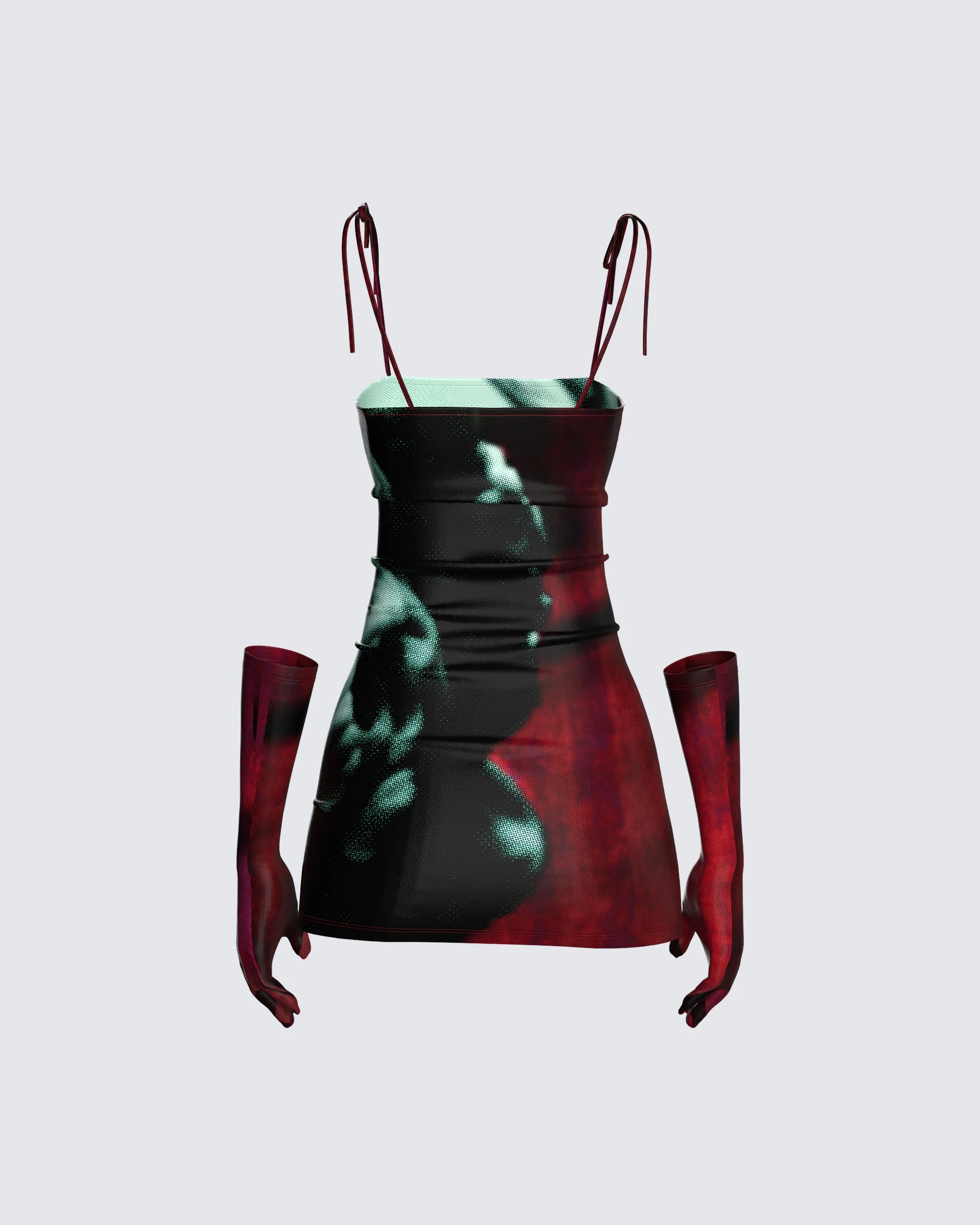 Jaya Mini Dress & Gloves - Image 3