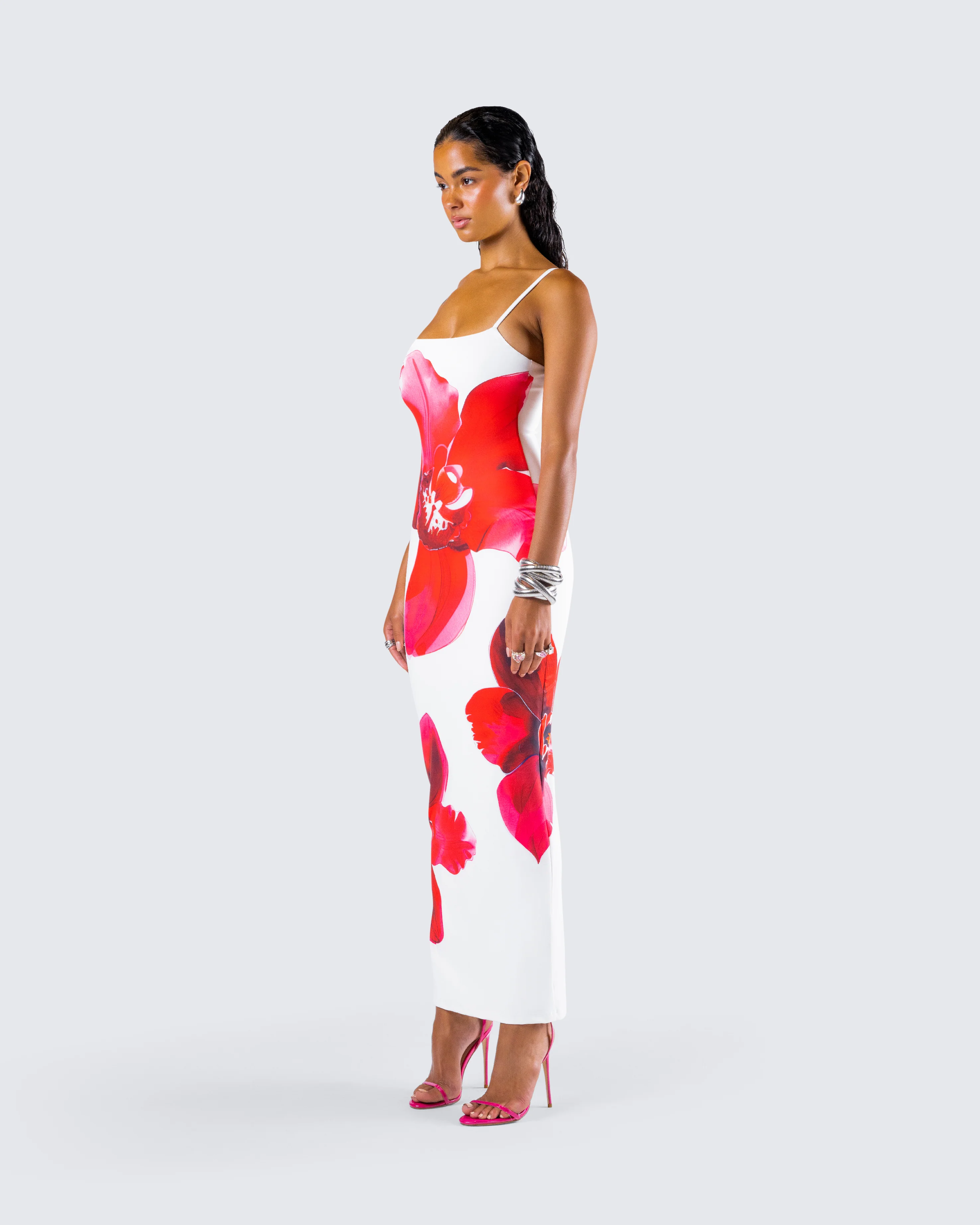 Jemima Floral Print Maxi Dress - Image 5