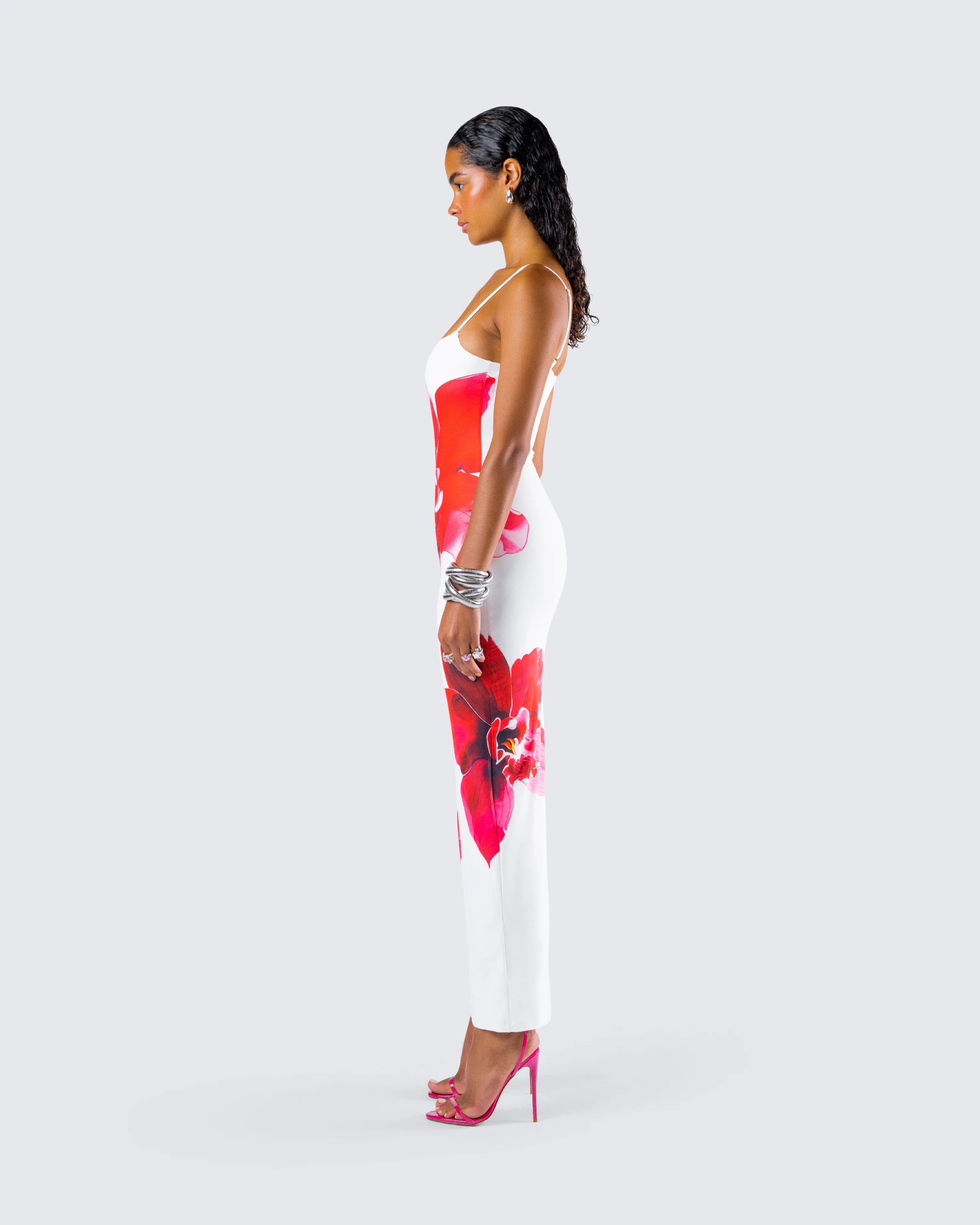 Jemima Floral Print Maxi Dress - Image 6
