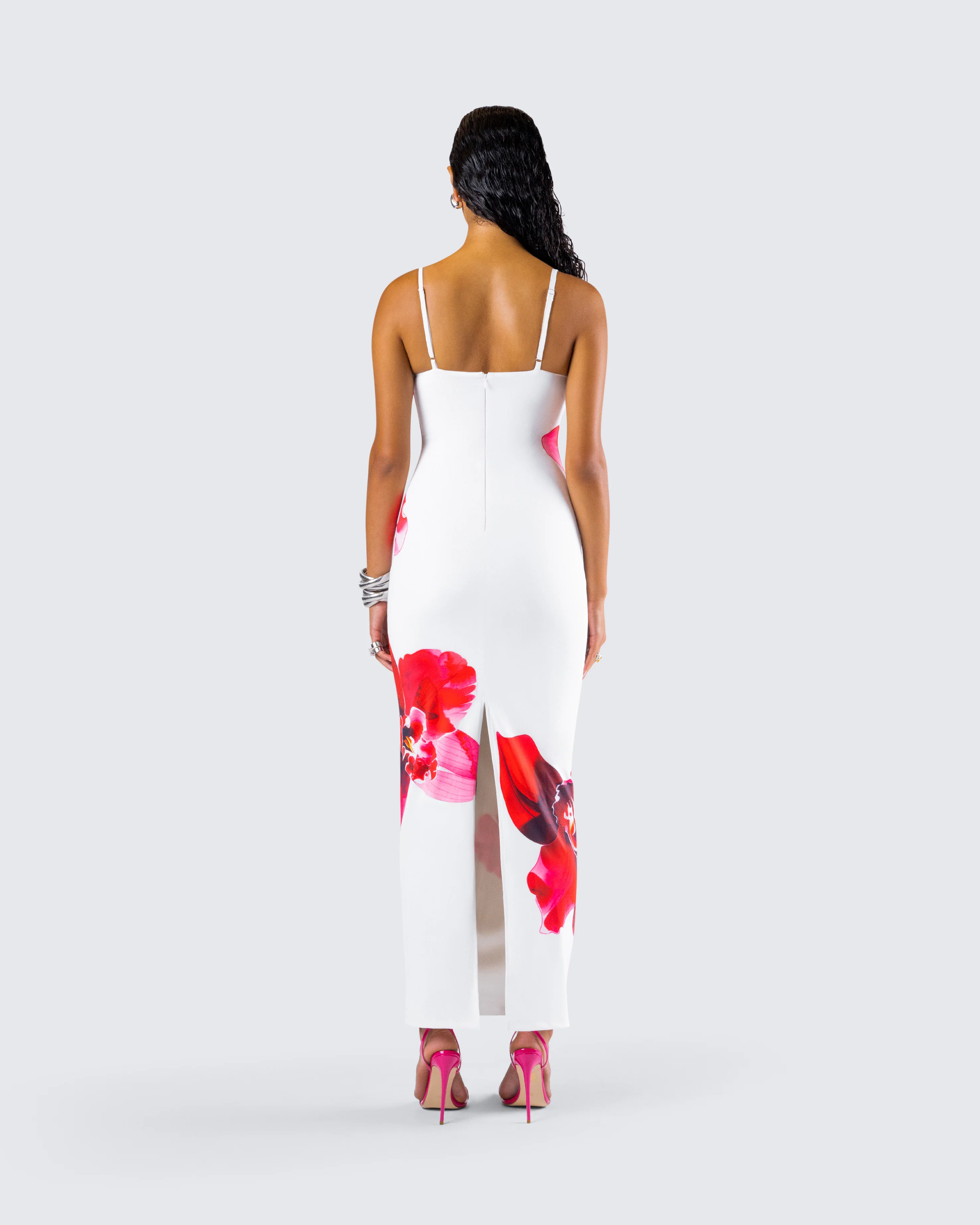 Jemima Floral Print Maxi Dress - Image 7