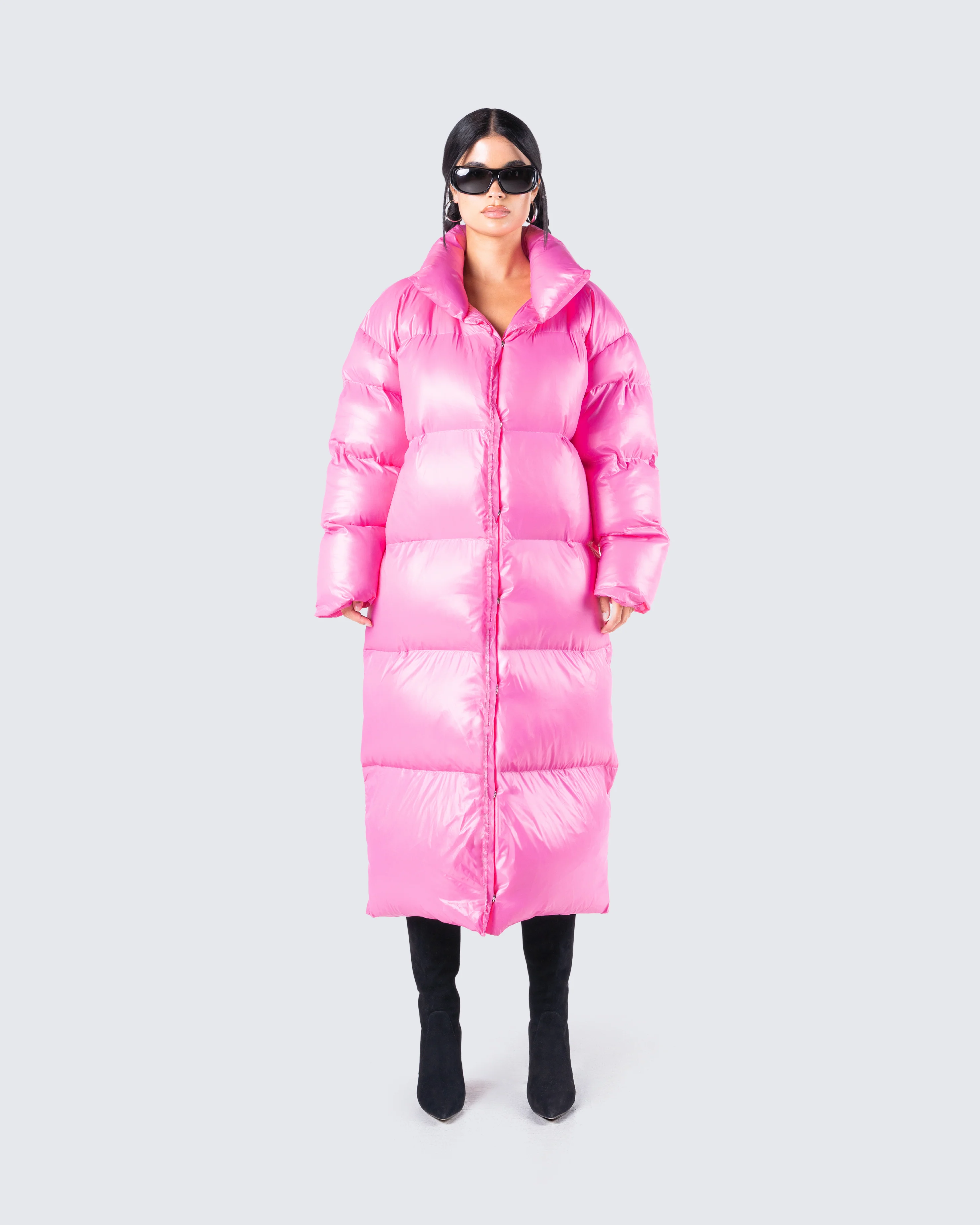 Jenny Shiny Oversized Puffer - Image 4