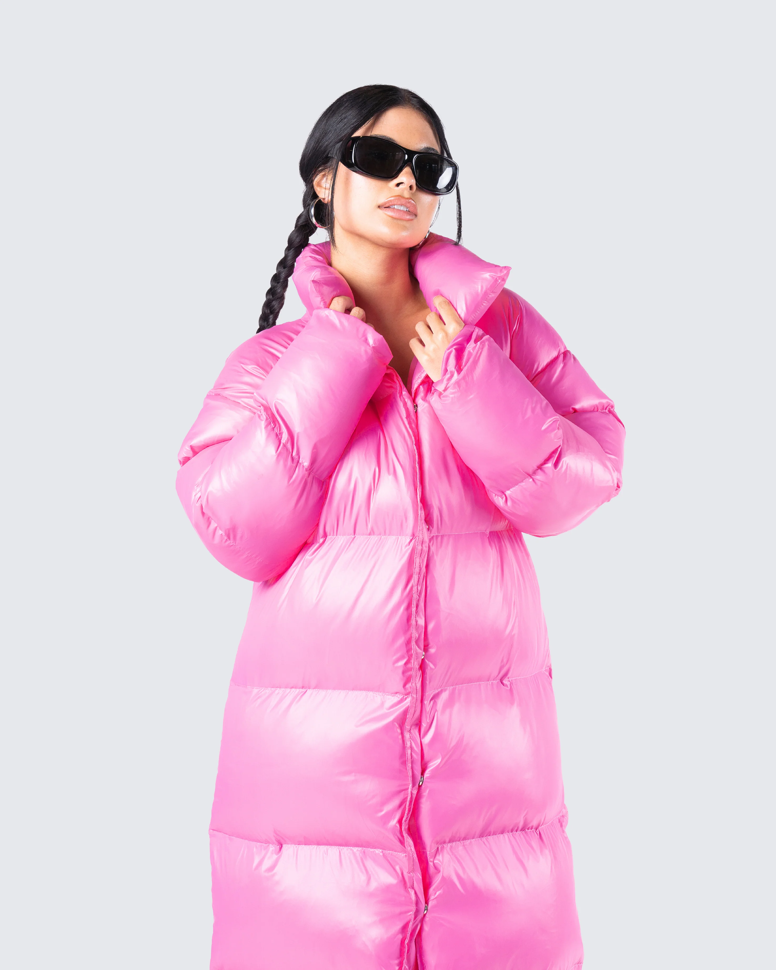 Jenny Shiny Oversized Puffer - Image 9