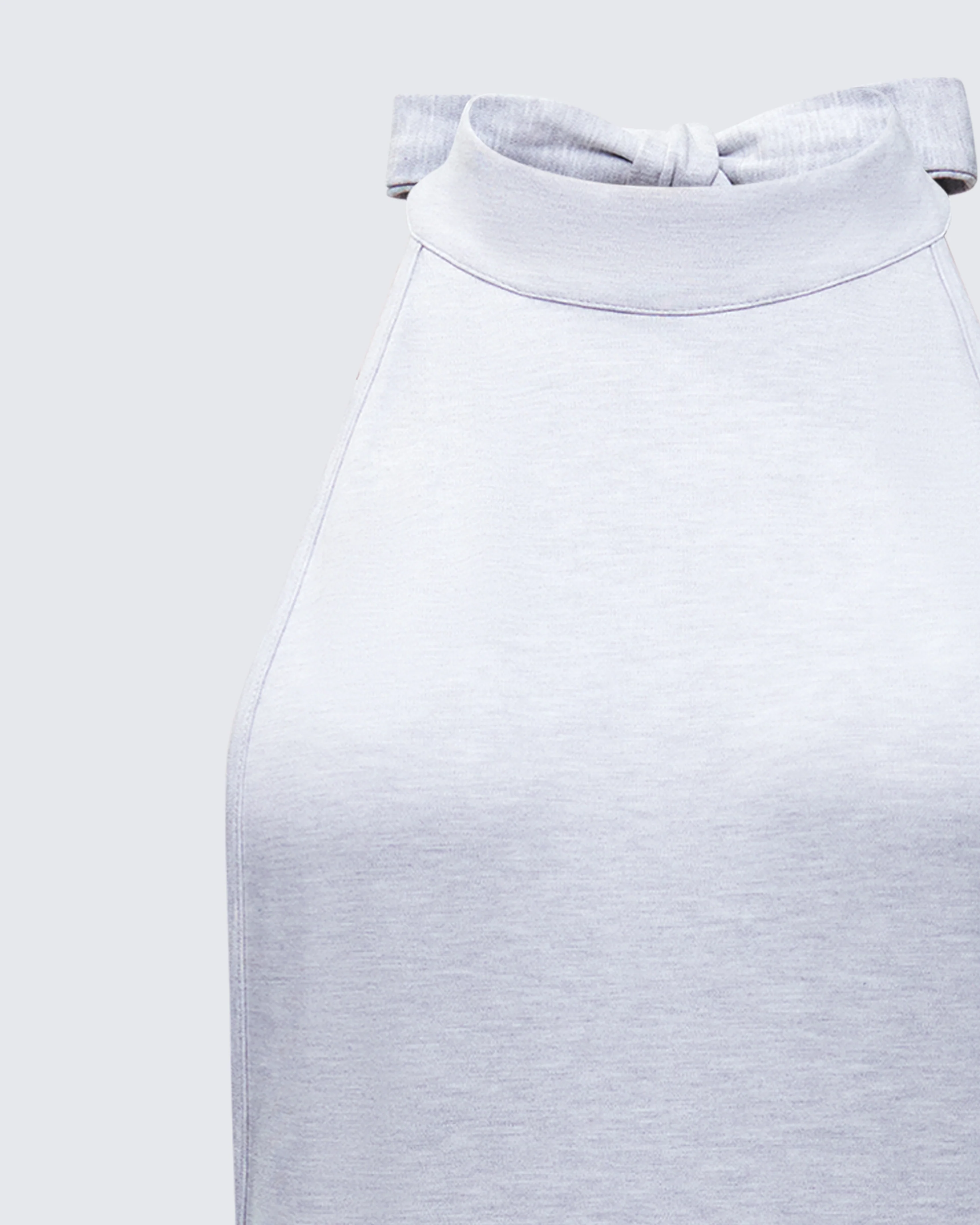 Jess Grey Mini Dress - Image 6