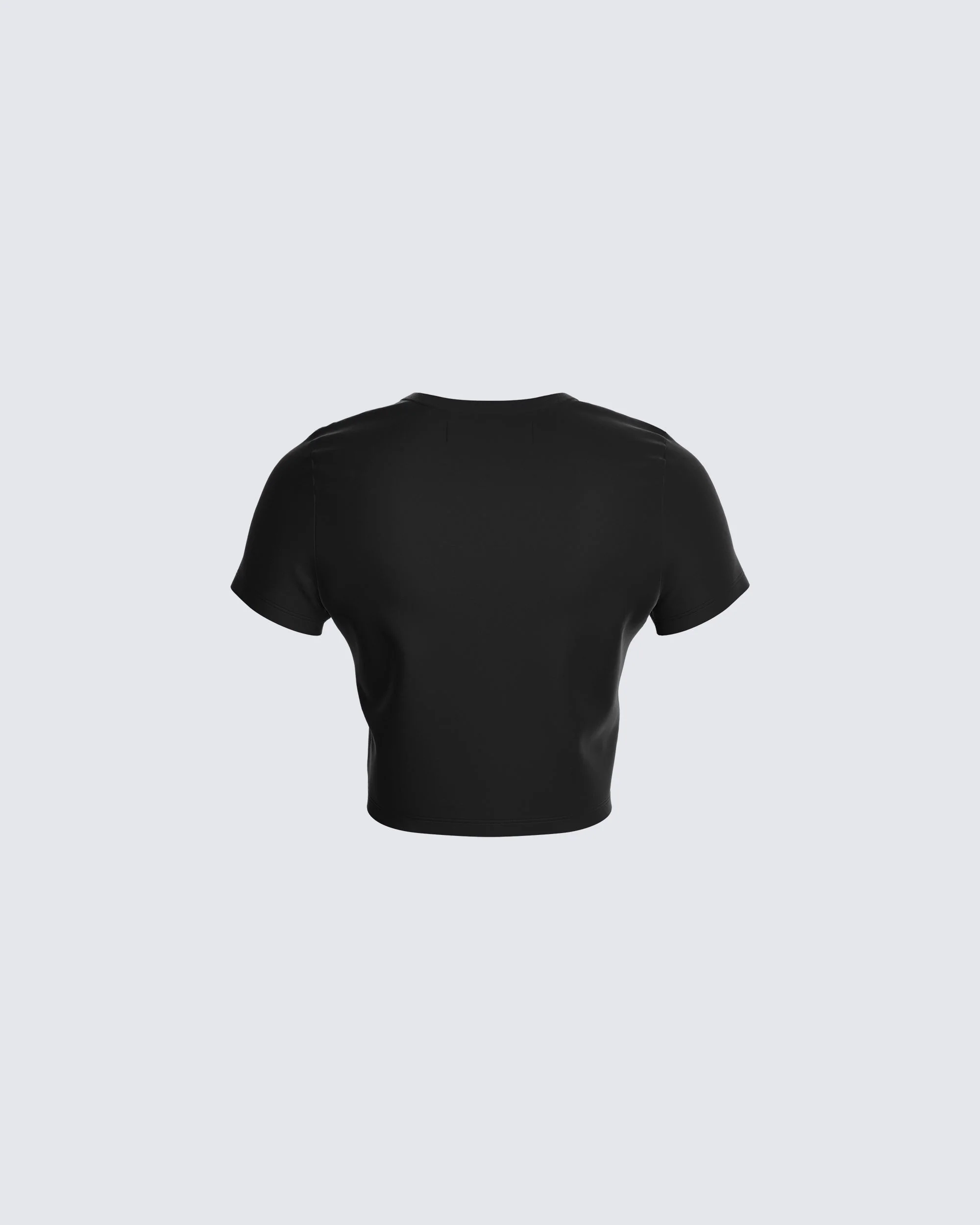 Jesse Black Cropped Top - Image 3