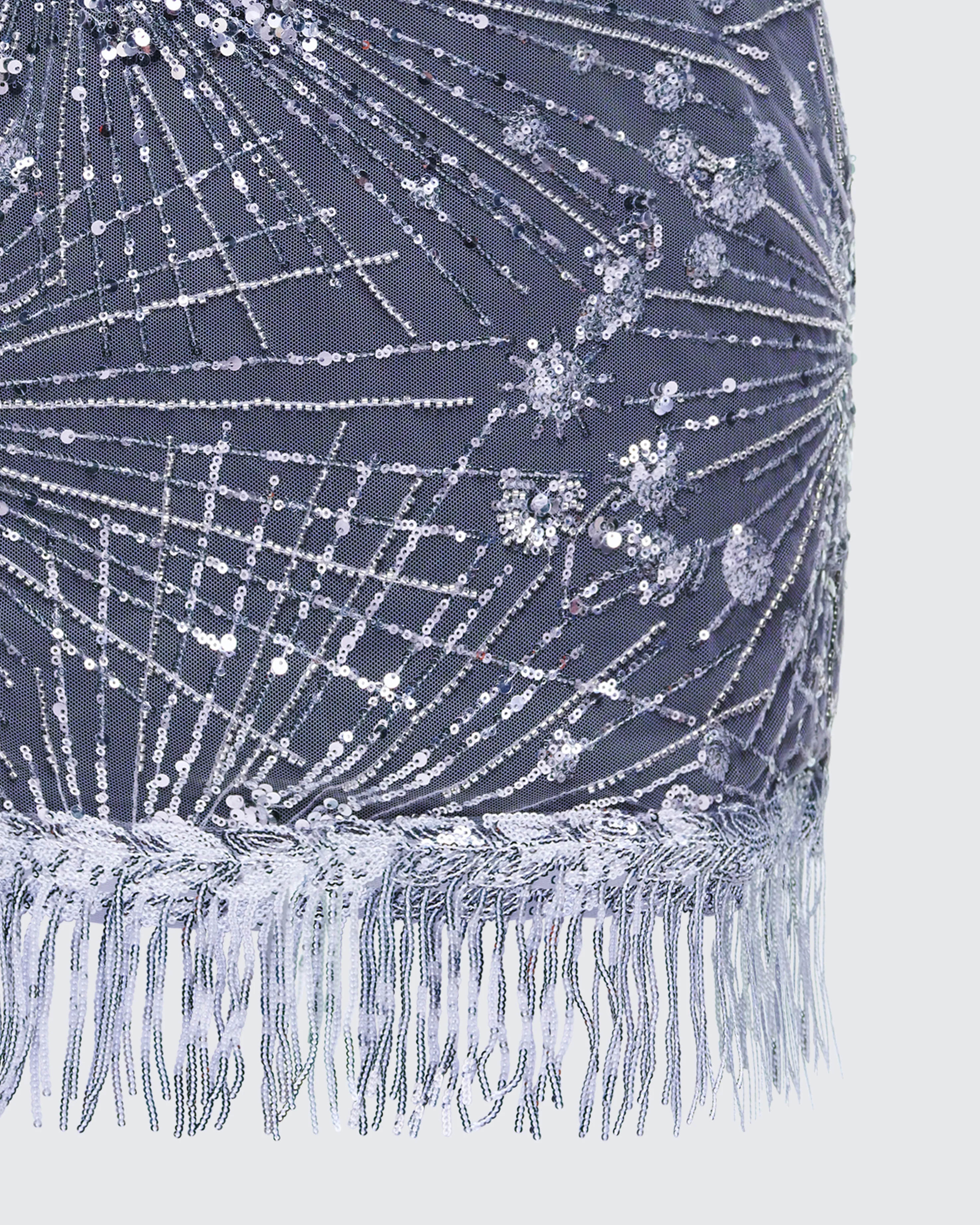 Jocelyn Black Sequin Mini Dress - Image 6