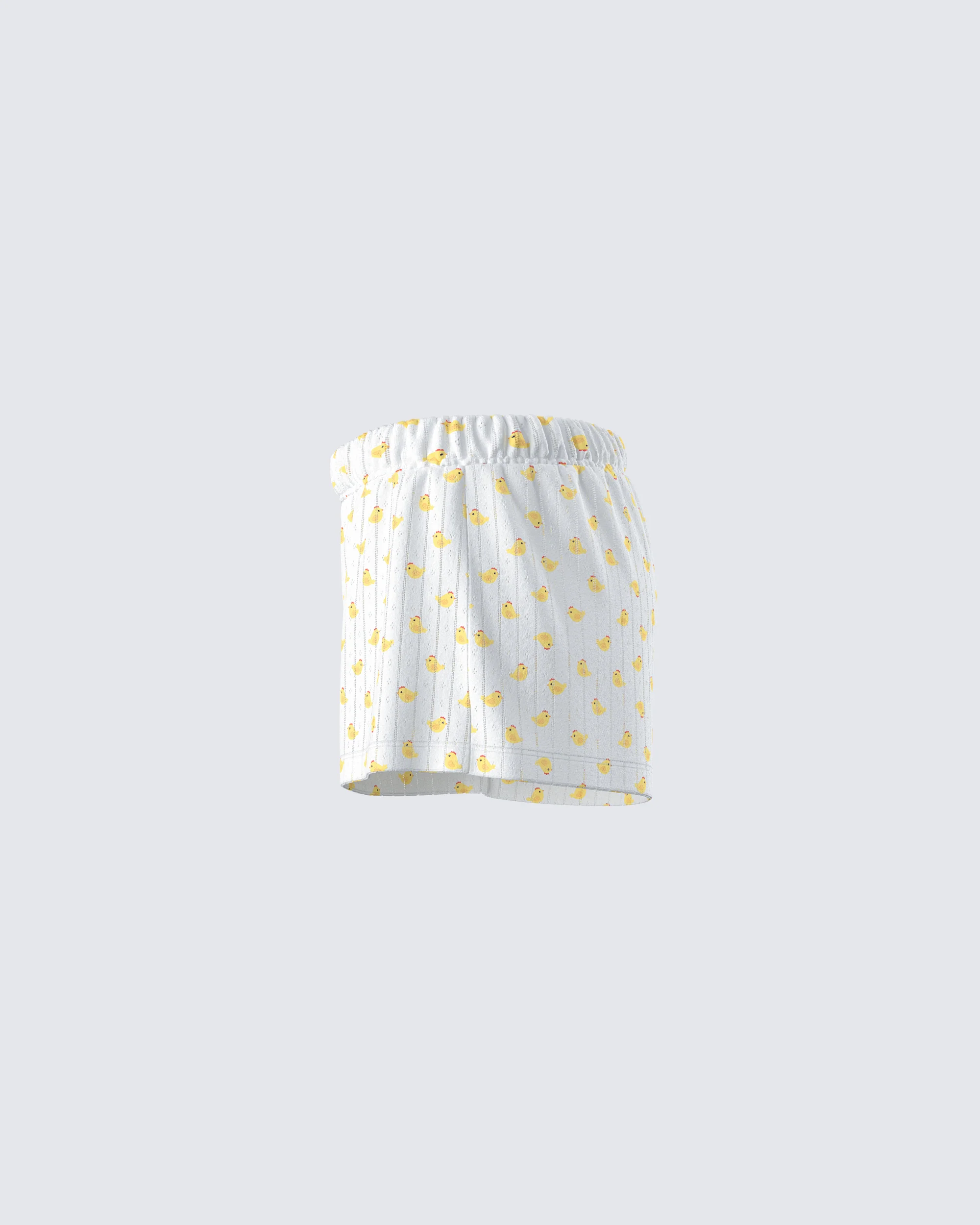 Jordana Ivory Duck Print Short - Image 2