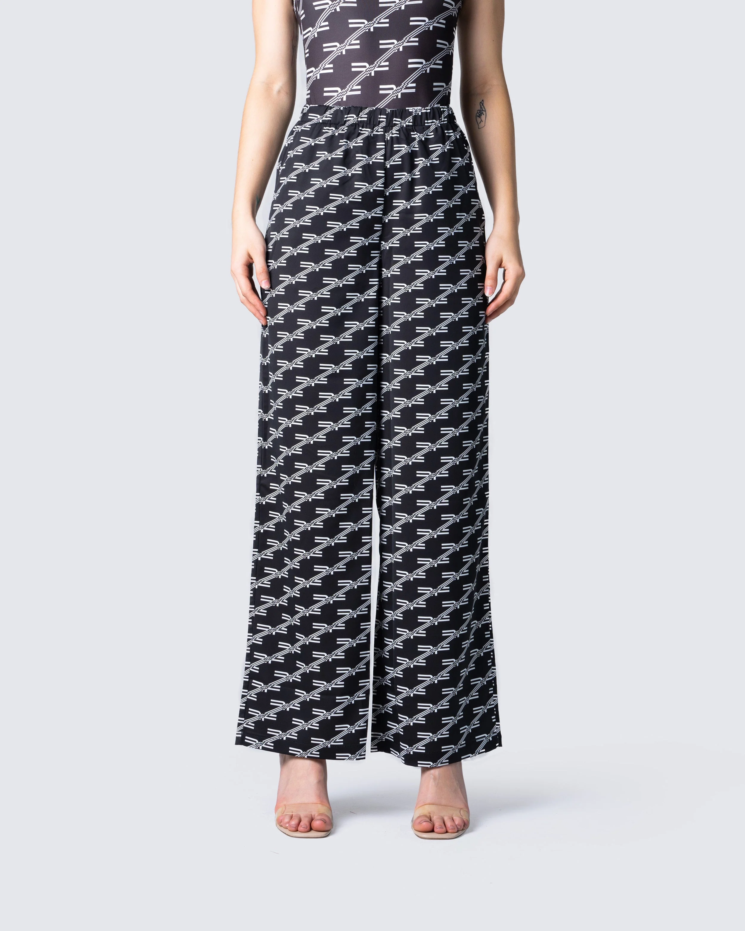 Joy Logo Print High Waist Pant - Image 4