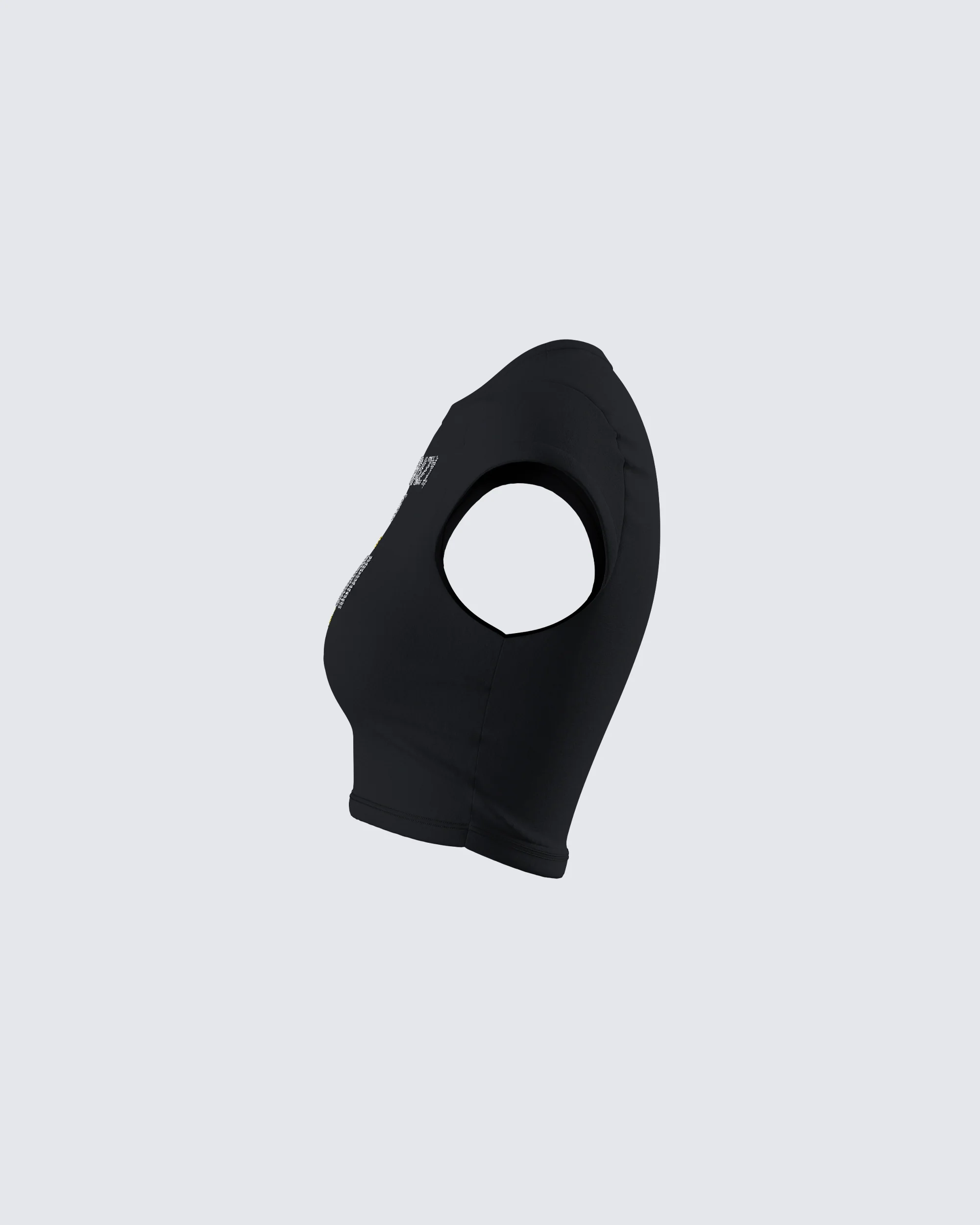 Julane Black Gemini Graphic Top - Image 2