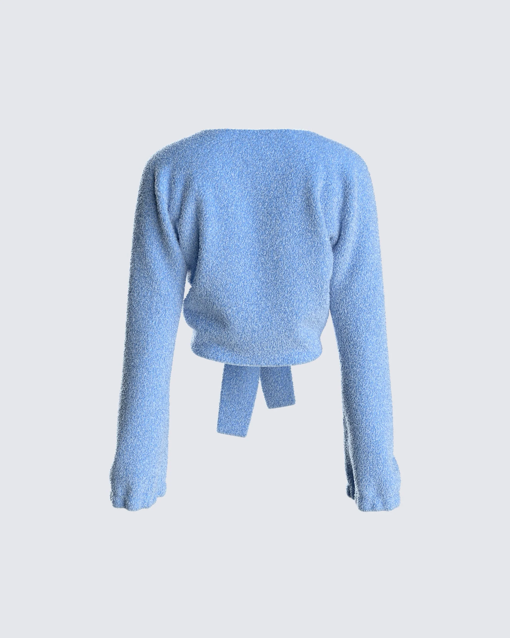 Julia Sweater Knit Tie Front Top - Image 3