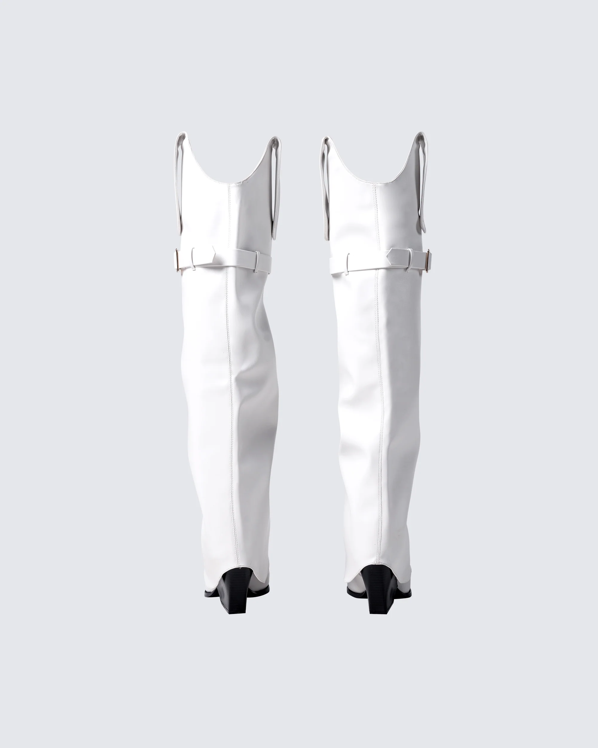 Jupiter White Convertible Boot - Image 3