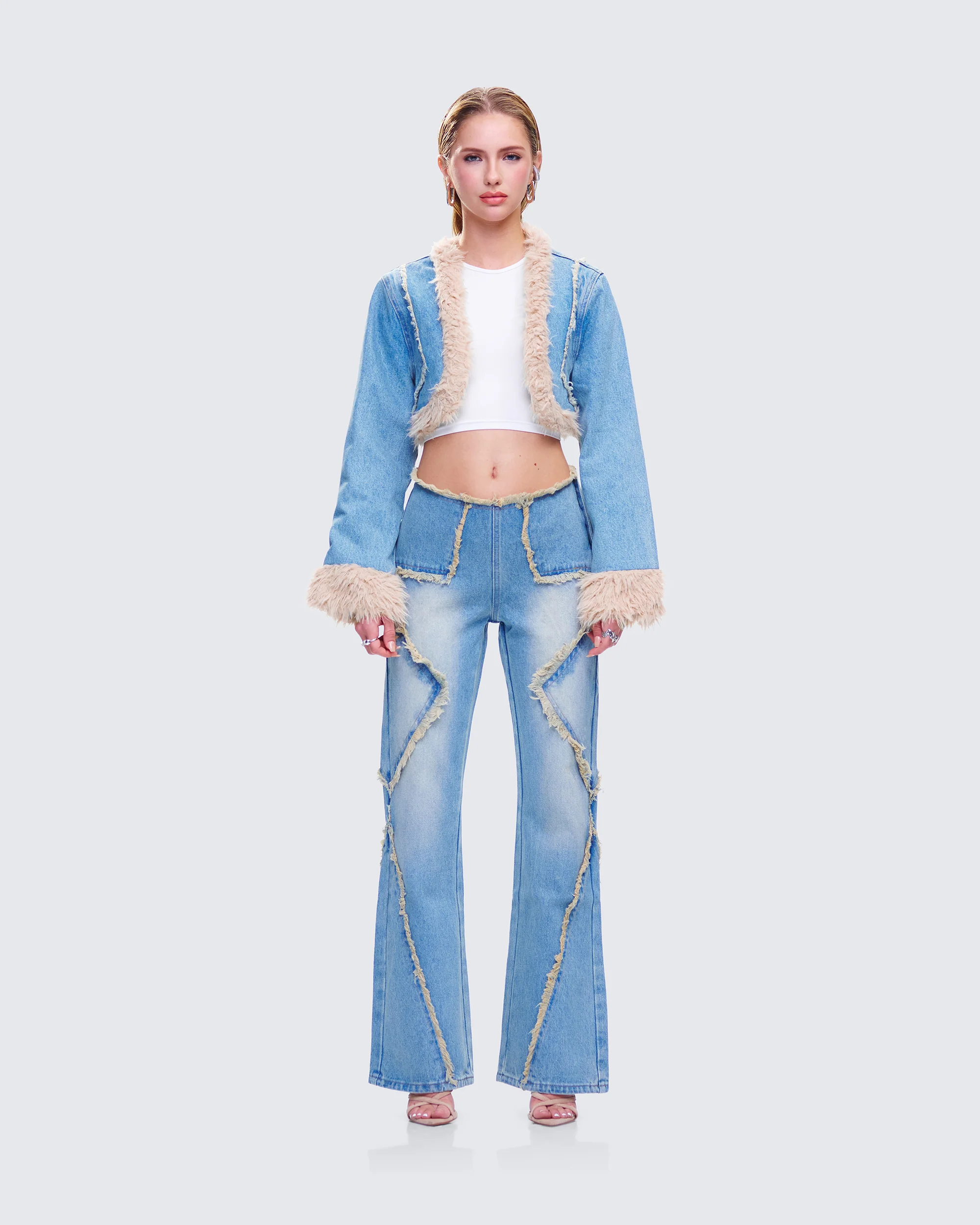 Kaiana Blue Denim Y2K Set - Image 4