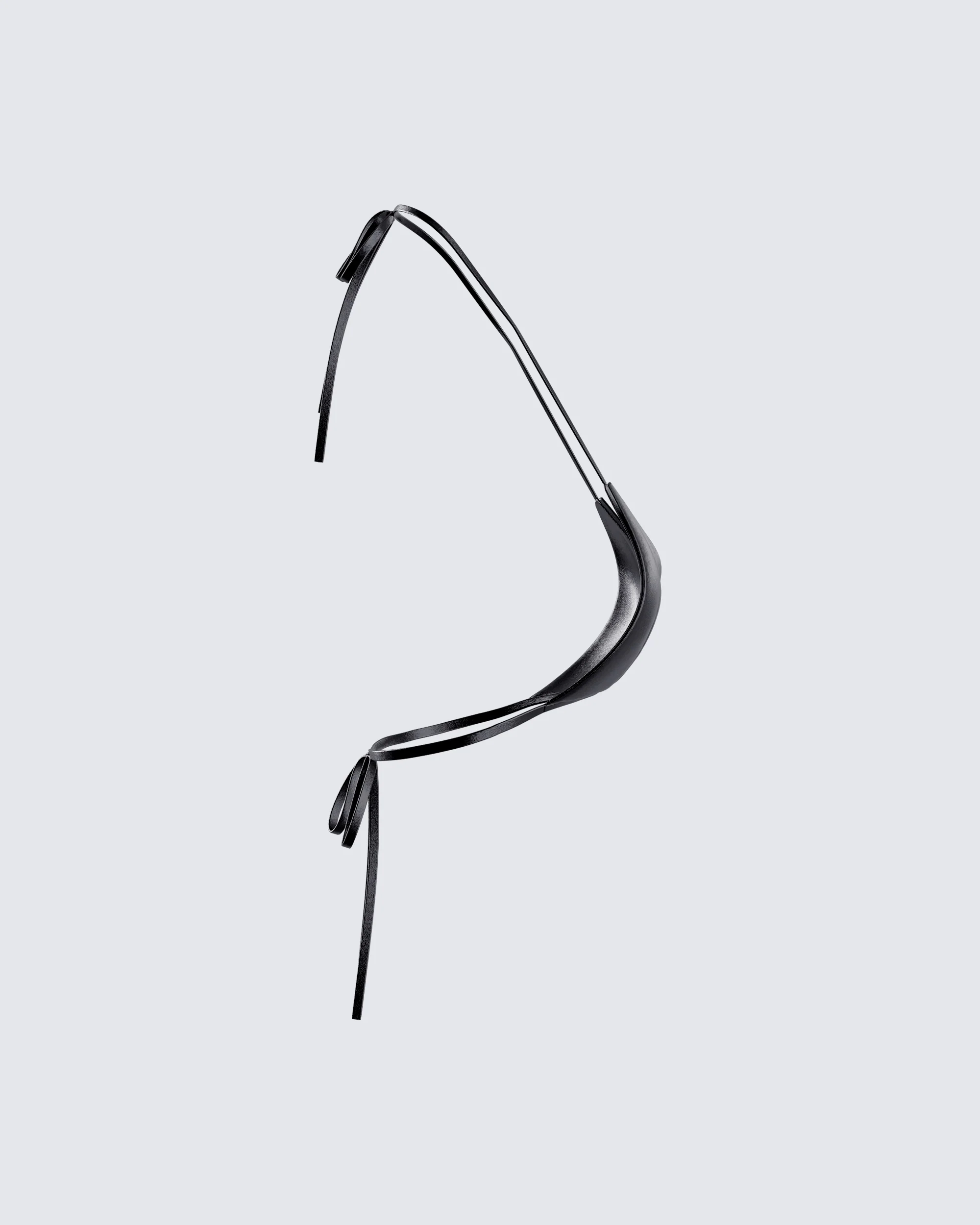 Kaito Black Triangle Bralette Top - Image 2
