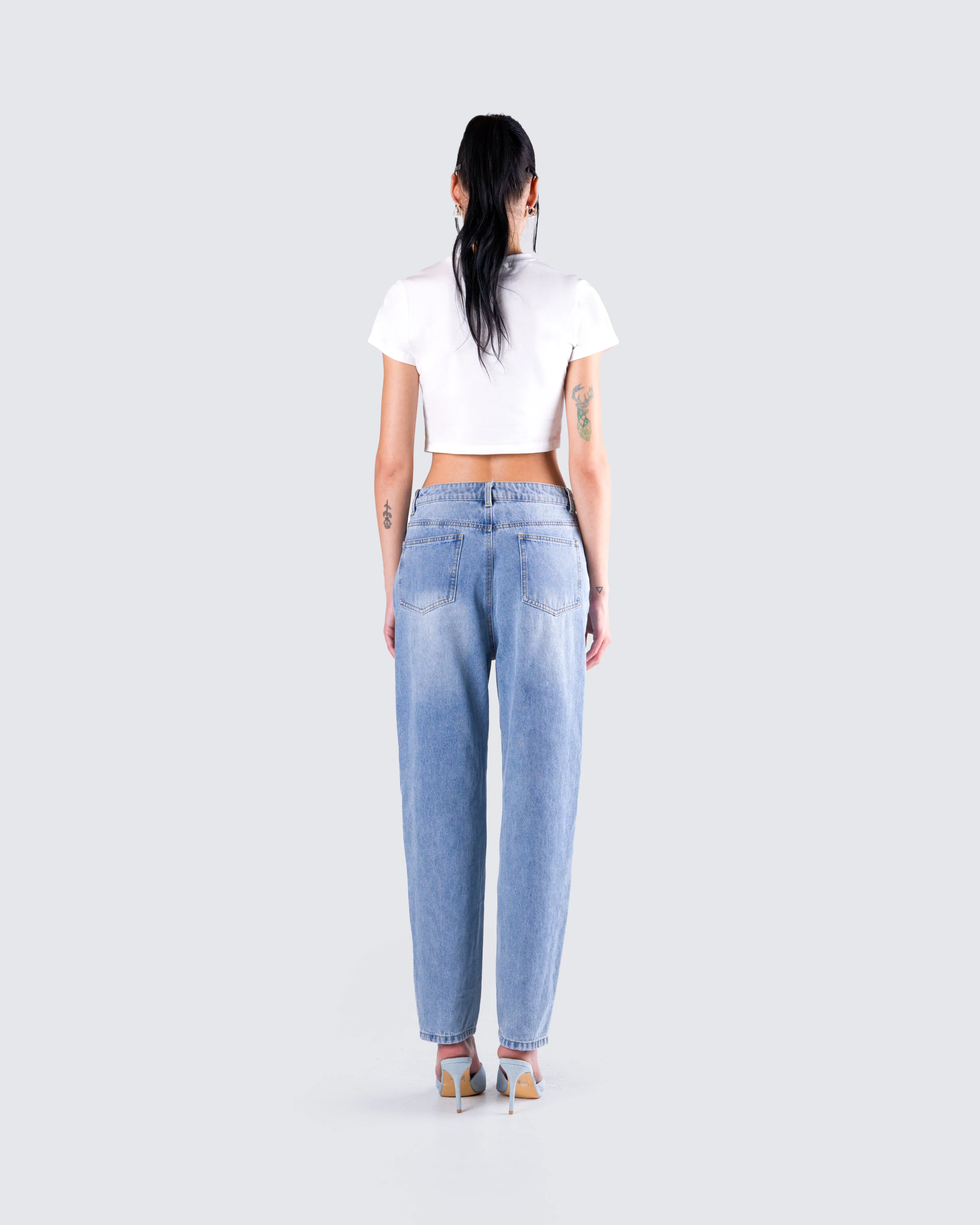 Kalea White Jersey Graphic Top - Image 5