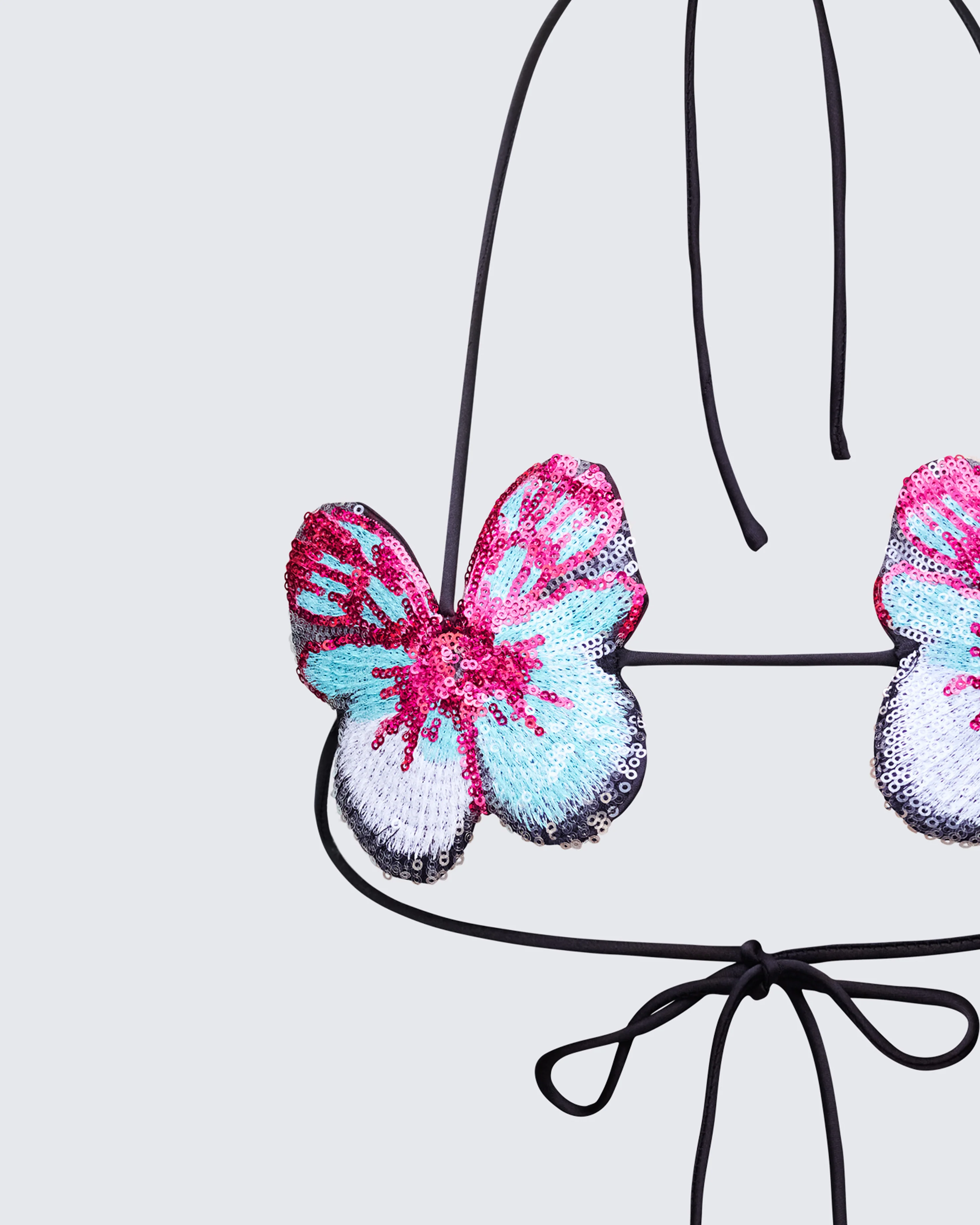 Kandi Embellished Butterfly Bra Top - Image 6