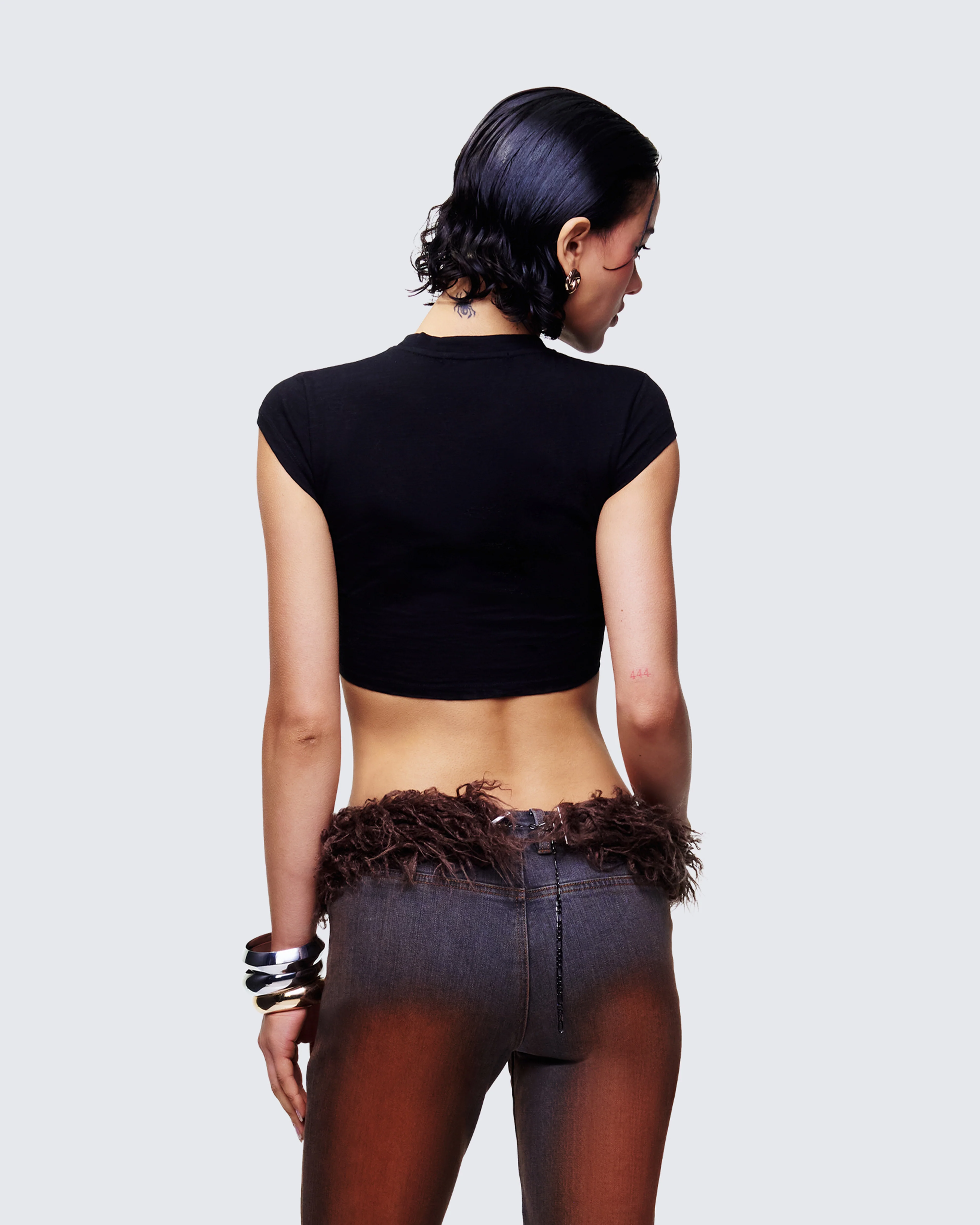 Kari Black Libra Graphic Top - Image 4