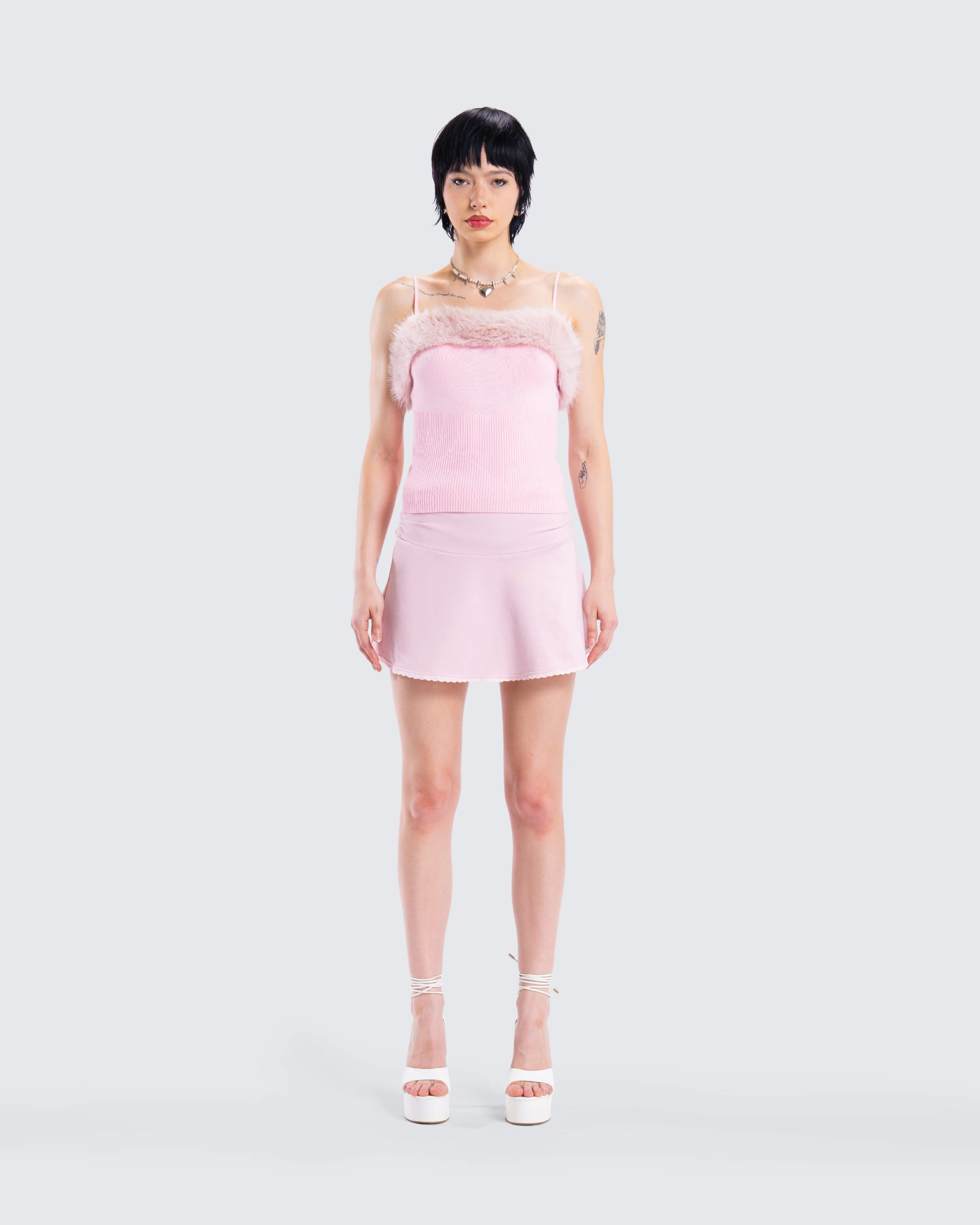 Karlissa Pink Faux Fur Set - Image 4