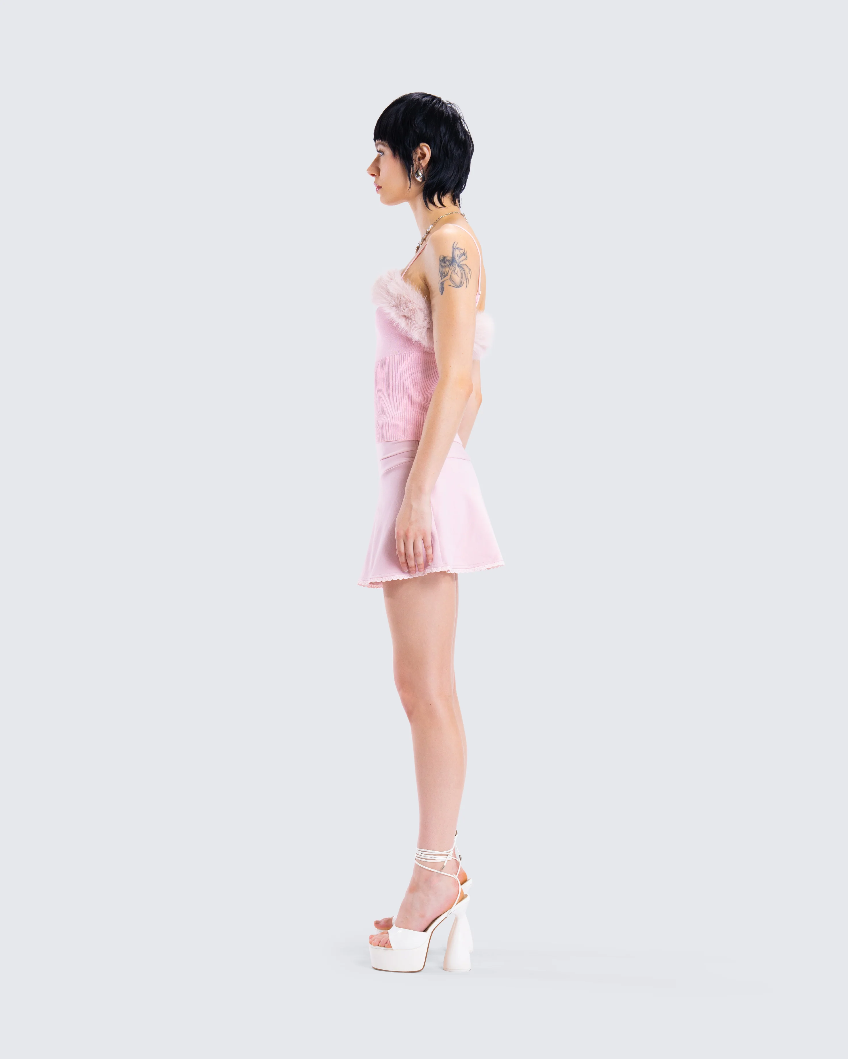 Karlissa Pink Faux Fur Set - Image 6