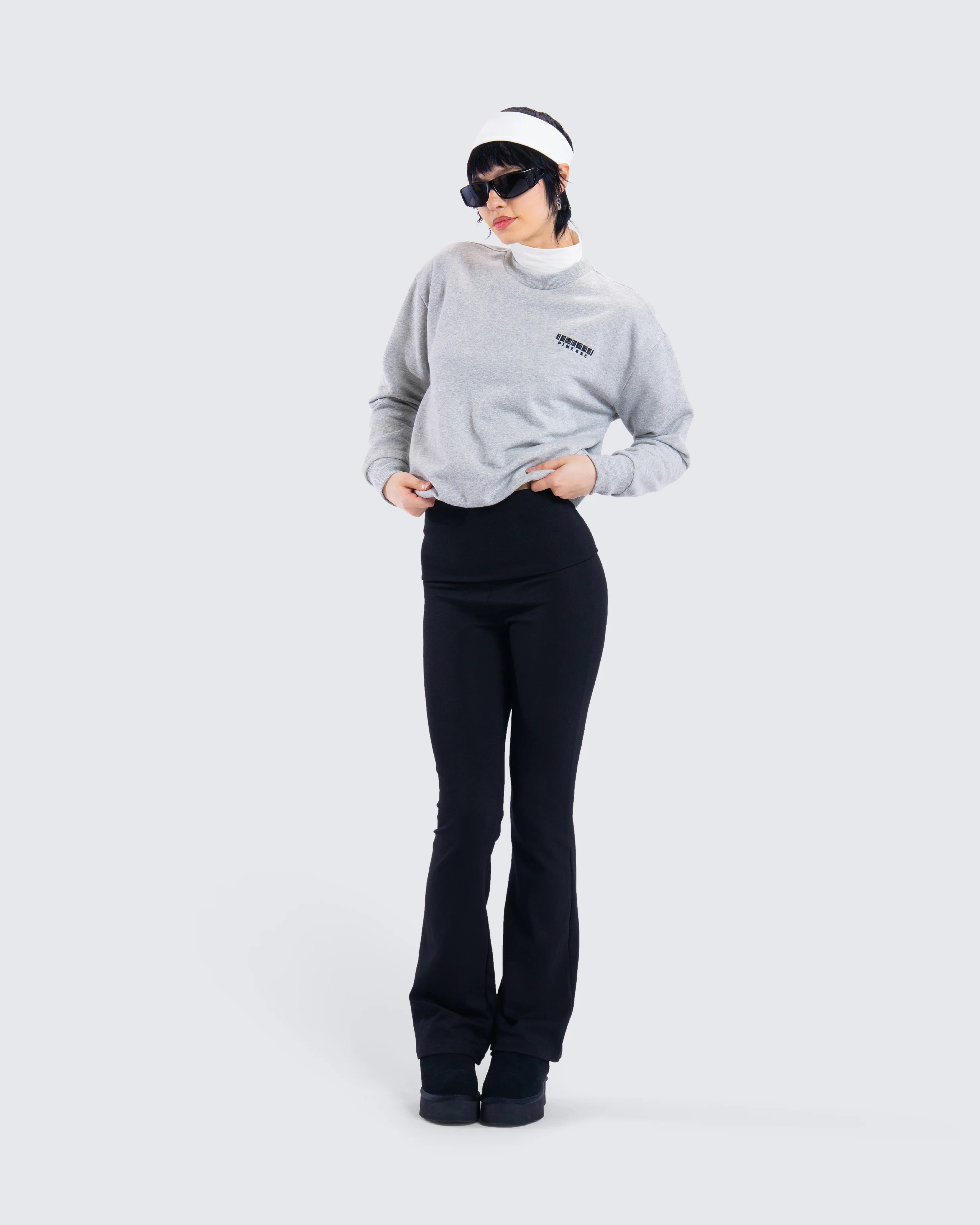 Kemi Heather Grey Logo Sweatshirt - Image 9