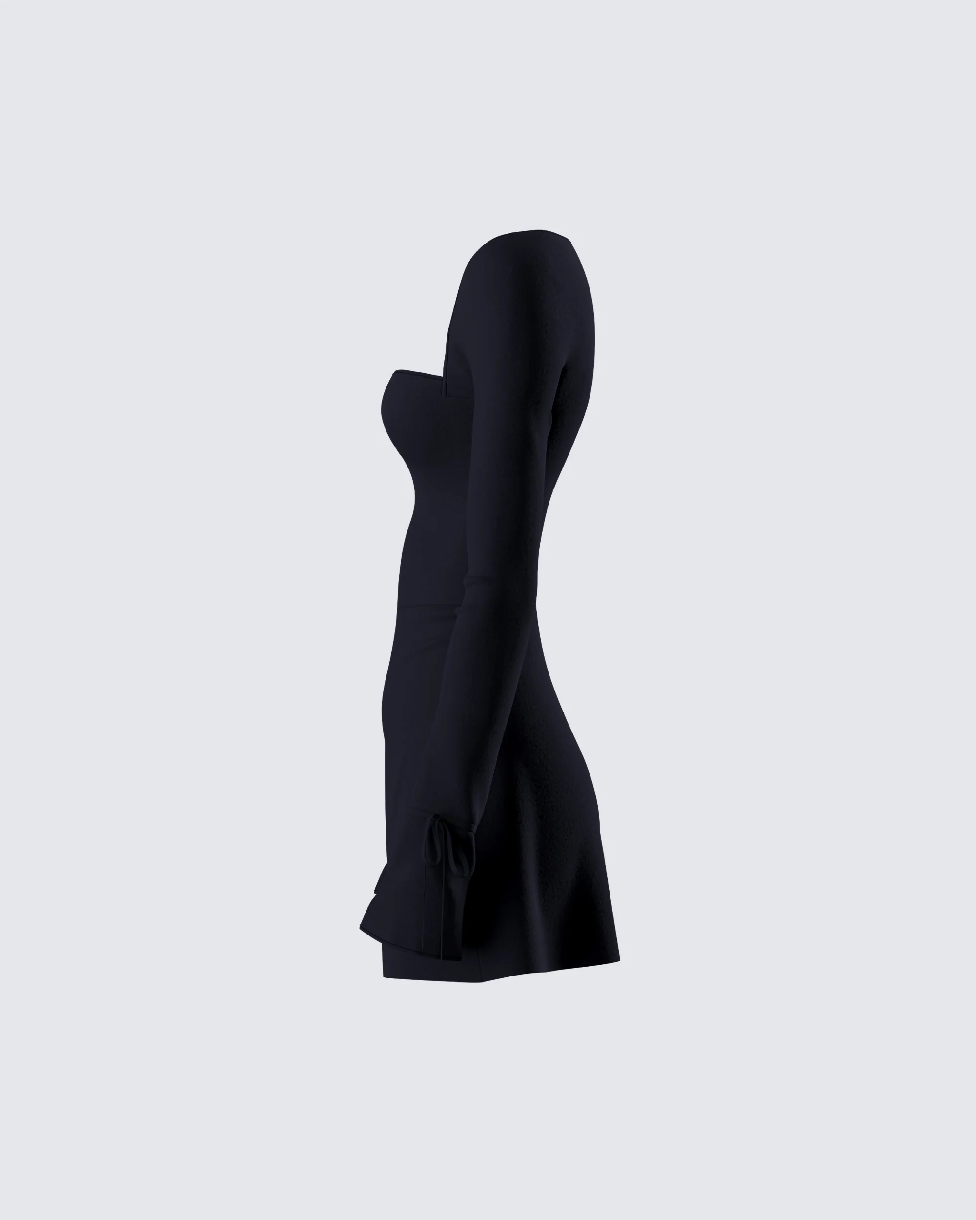 Kesia Black Mini Dress - Image 2