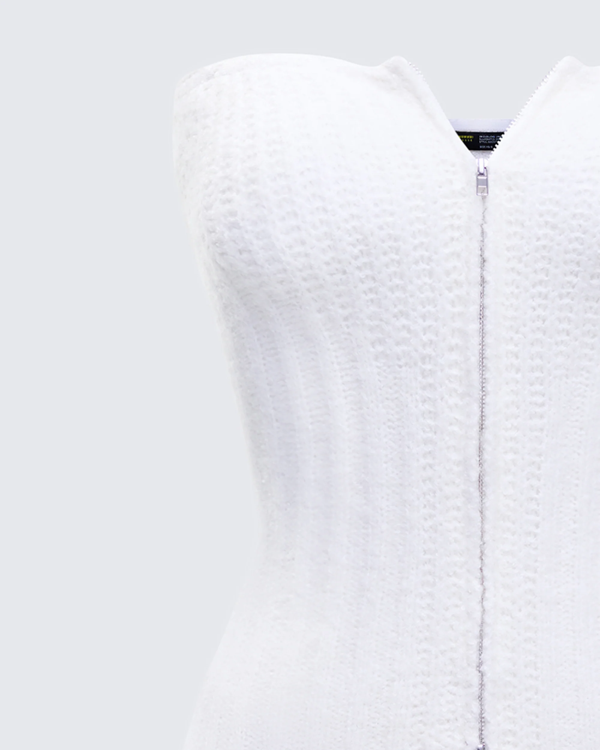 Kinsey Ivory Sweater Knit Tube Top - Image 6
