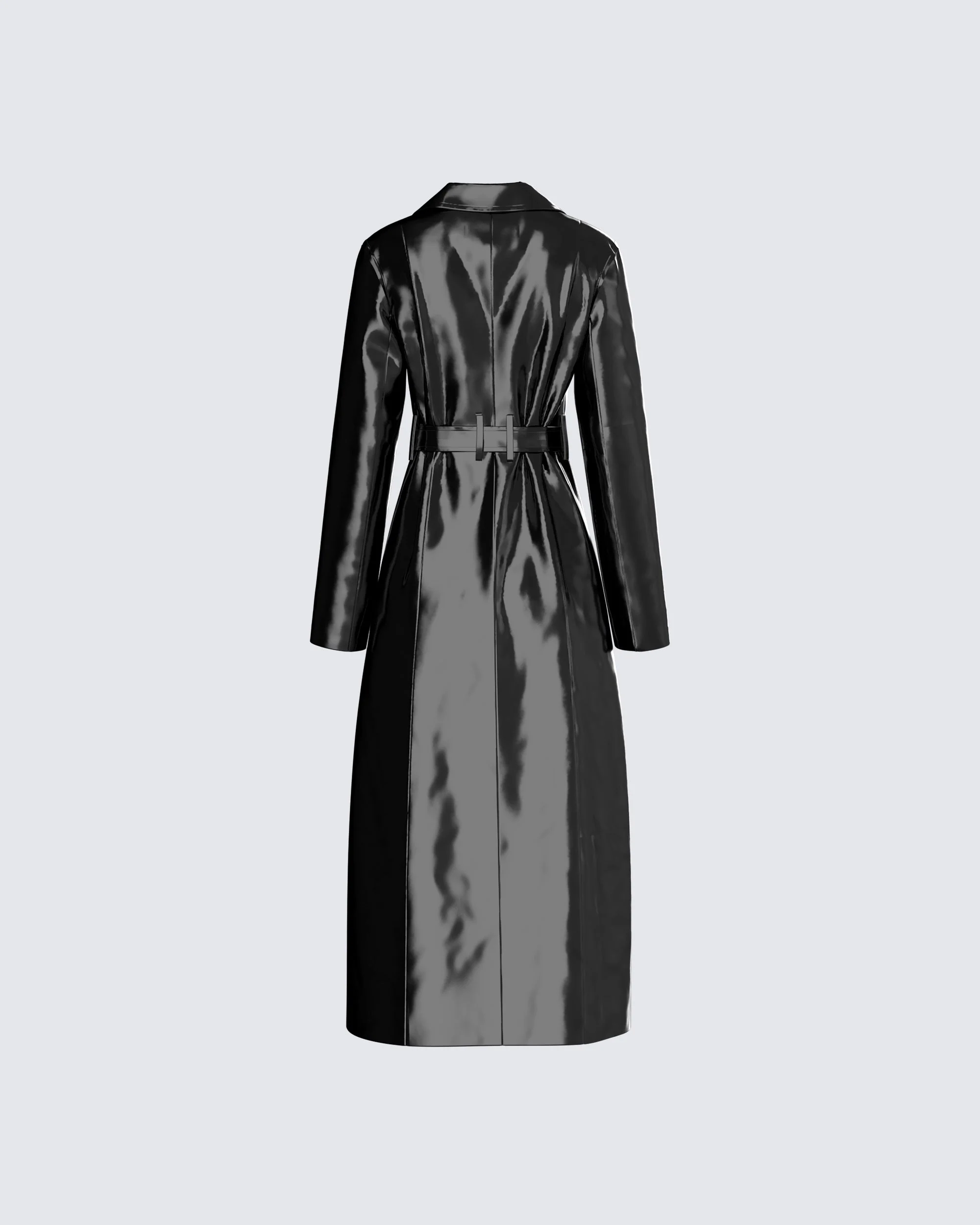 Knox Vegan Leather Coat - Image 3