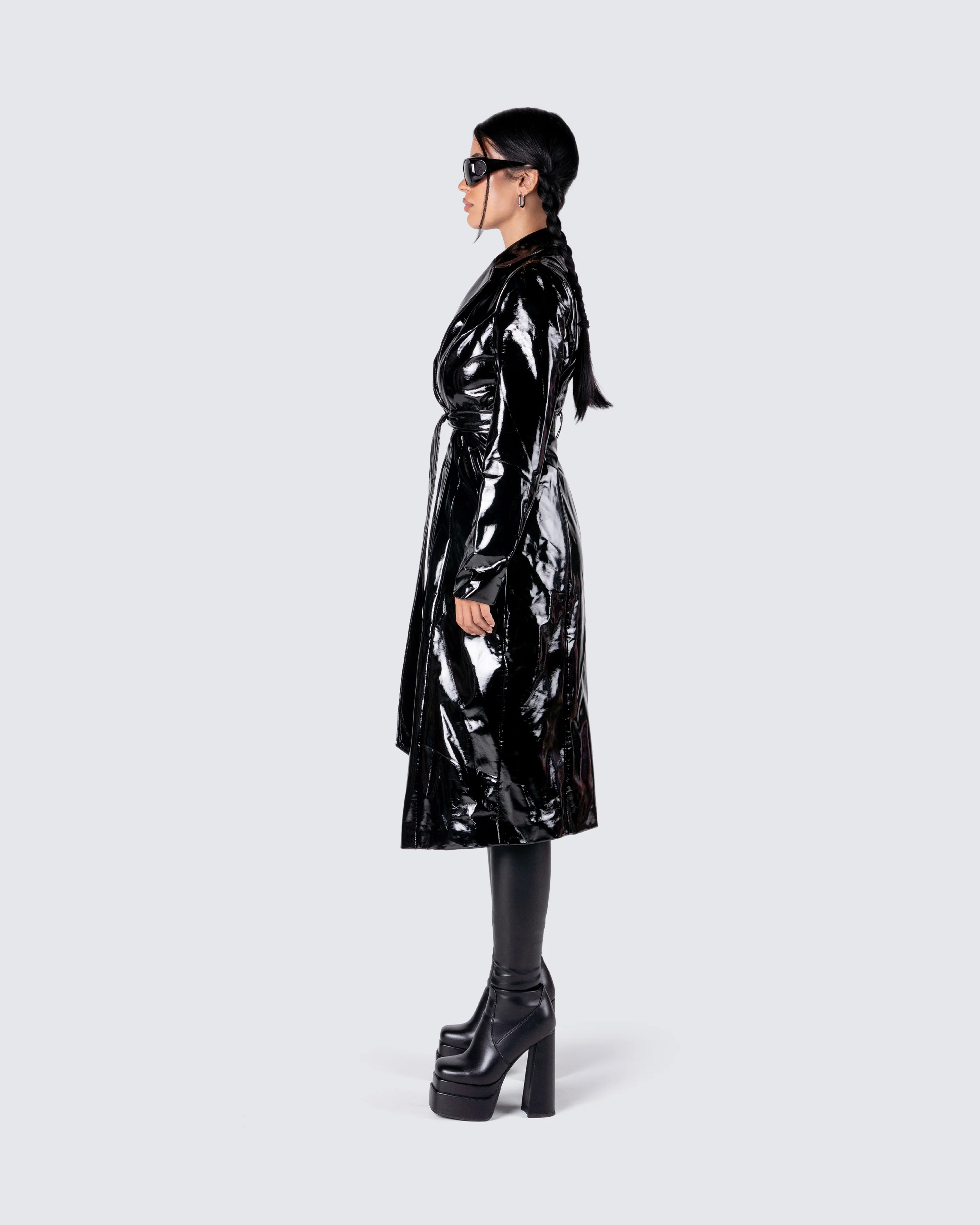 Knox Vegan Leather Coat - Image 5