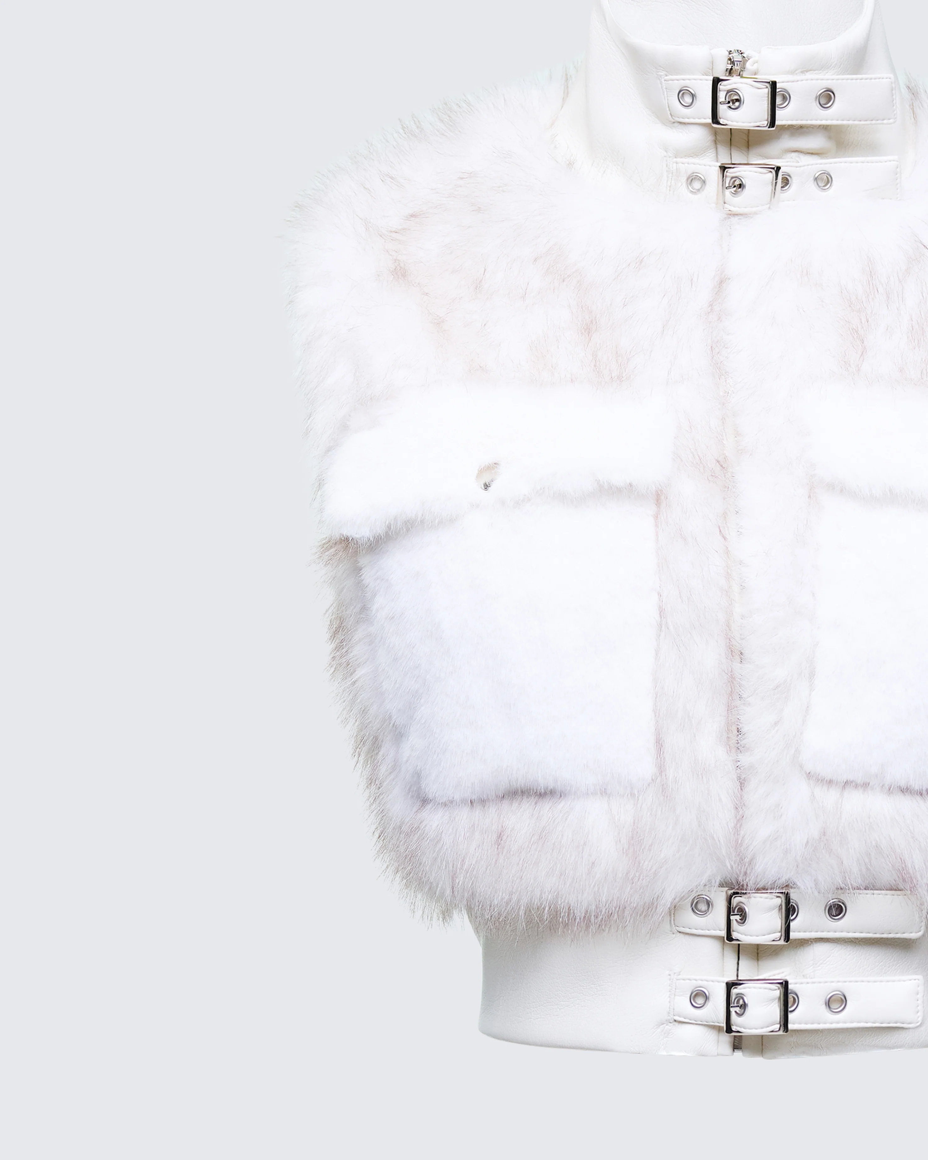 Larina White Fur Set  - Image 5