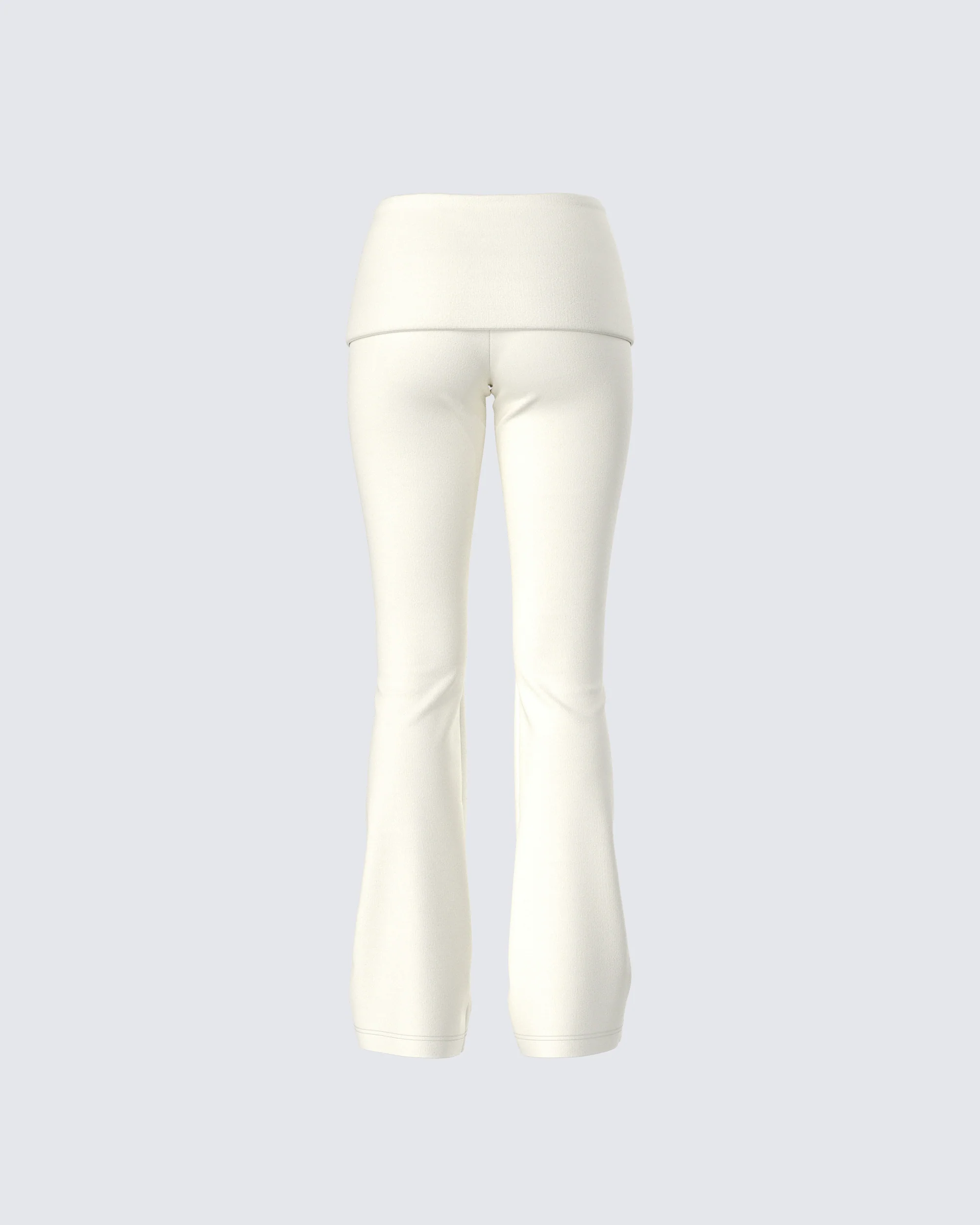 Leia Cream Foldover Legging - Image 3