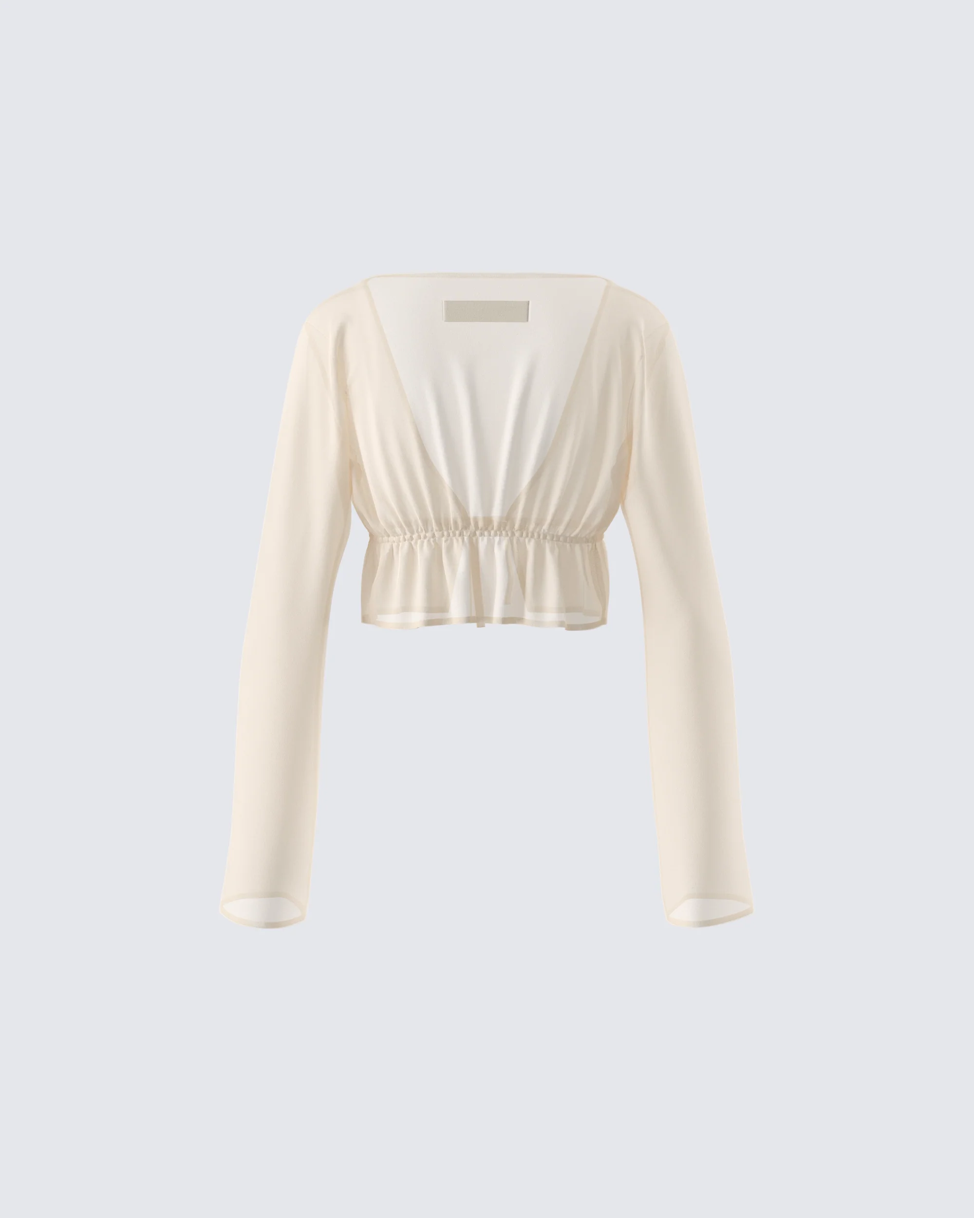 Lennon Cream Mesh Top - Image 3