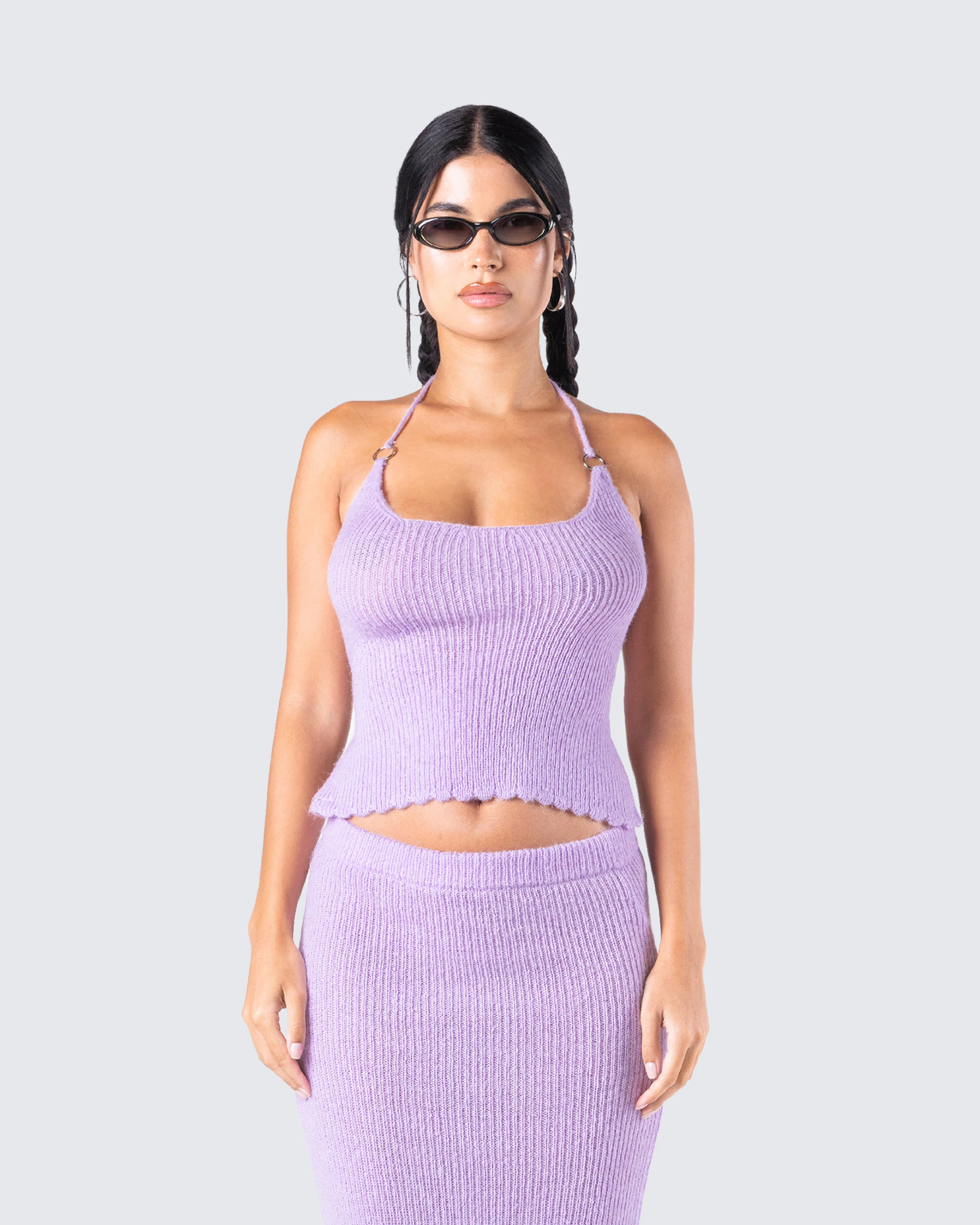 Liberty Lavender Knit Top - Image 4