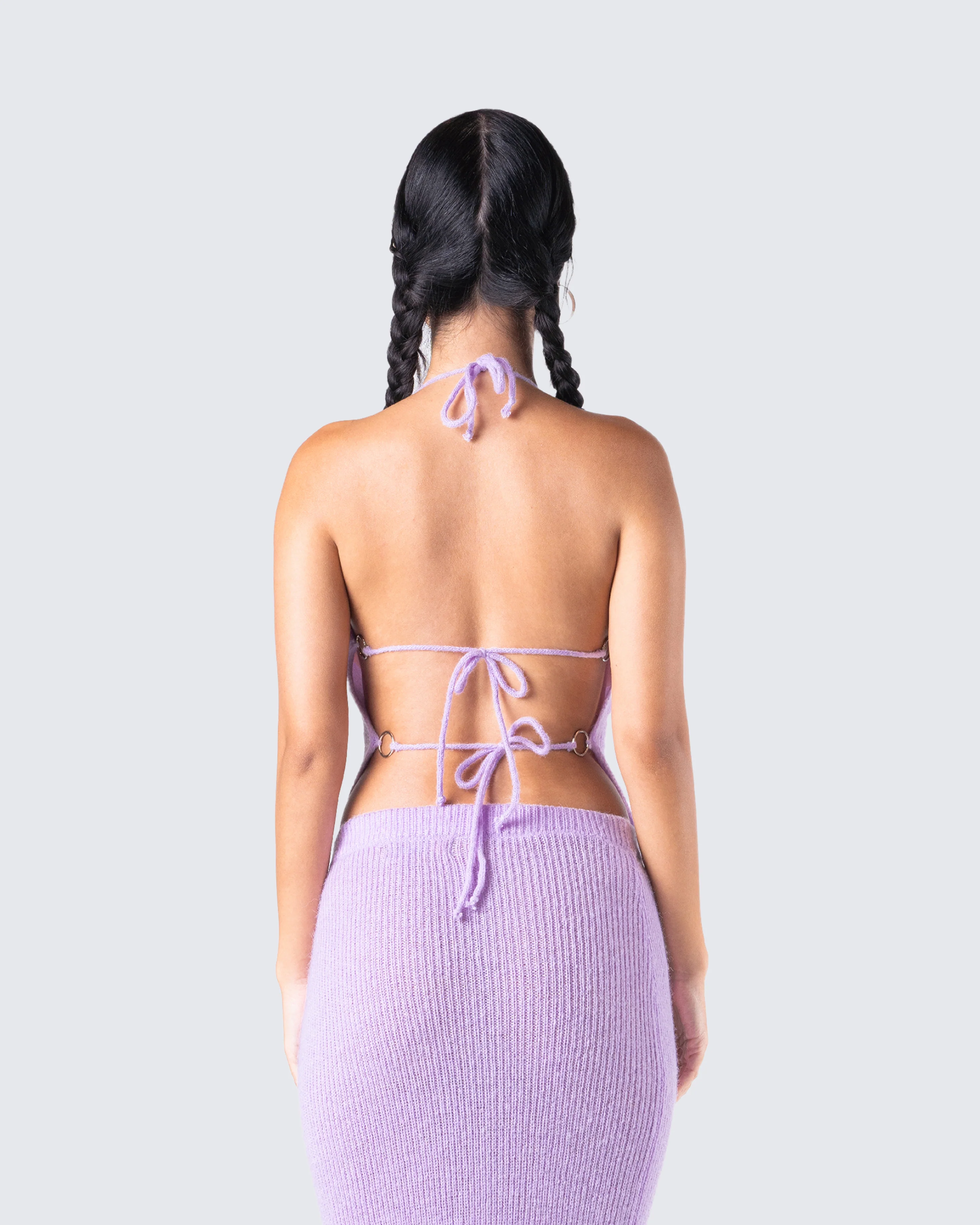 Liberty Lavender Knit Top - Image 7