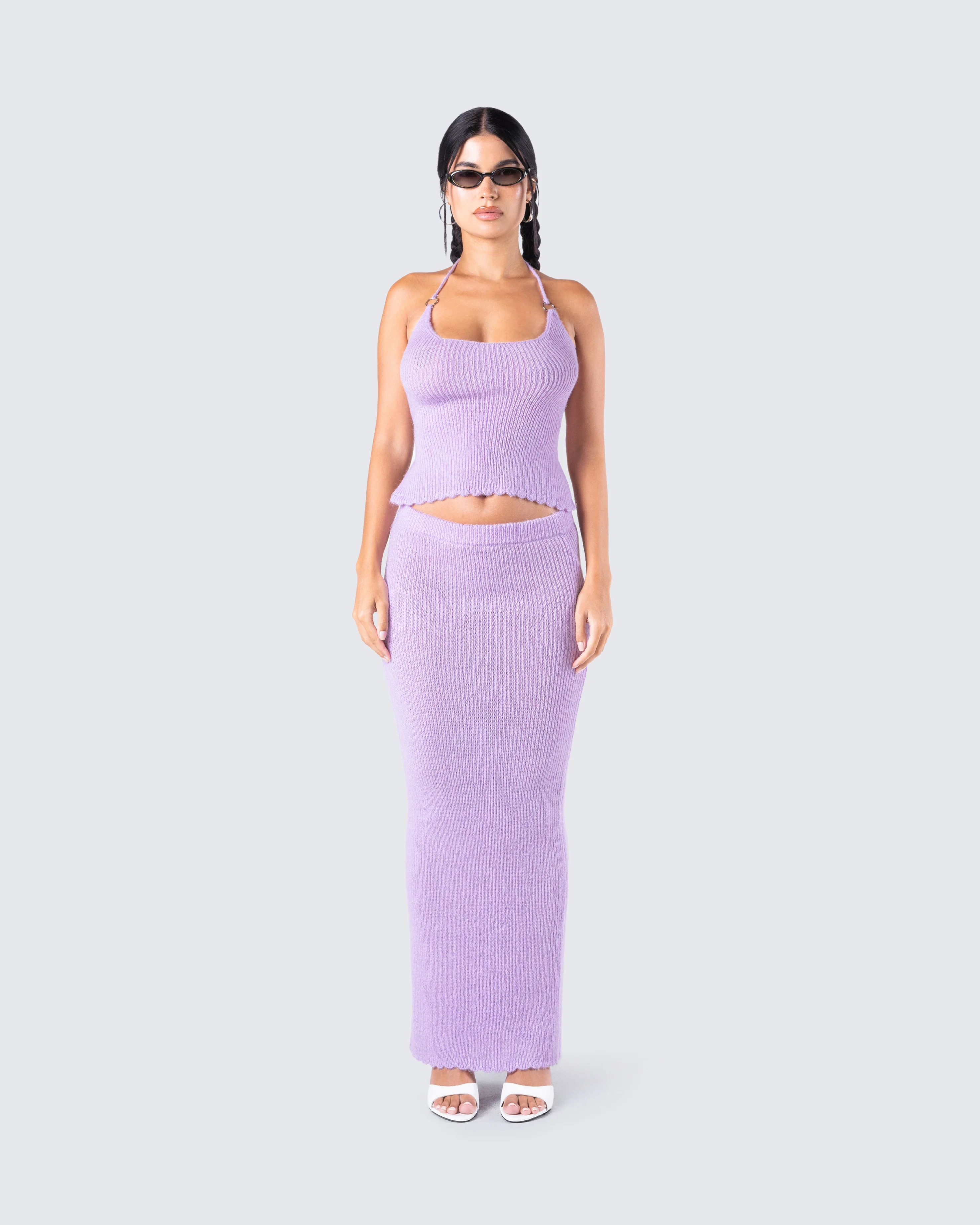 Liberty Lavender Knit Top - Image 9