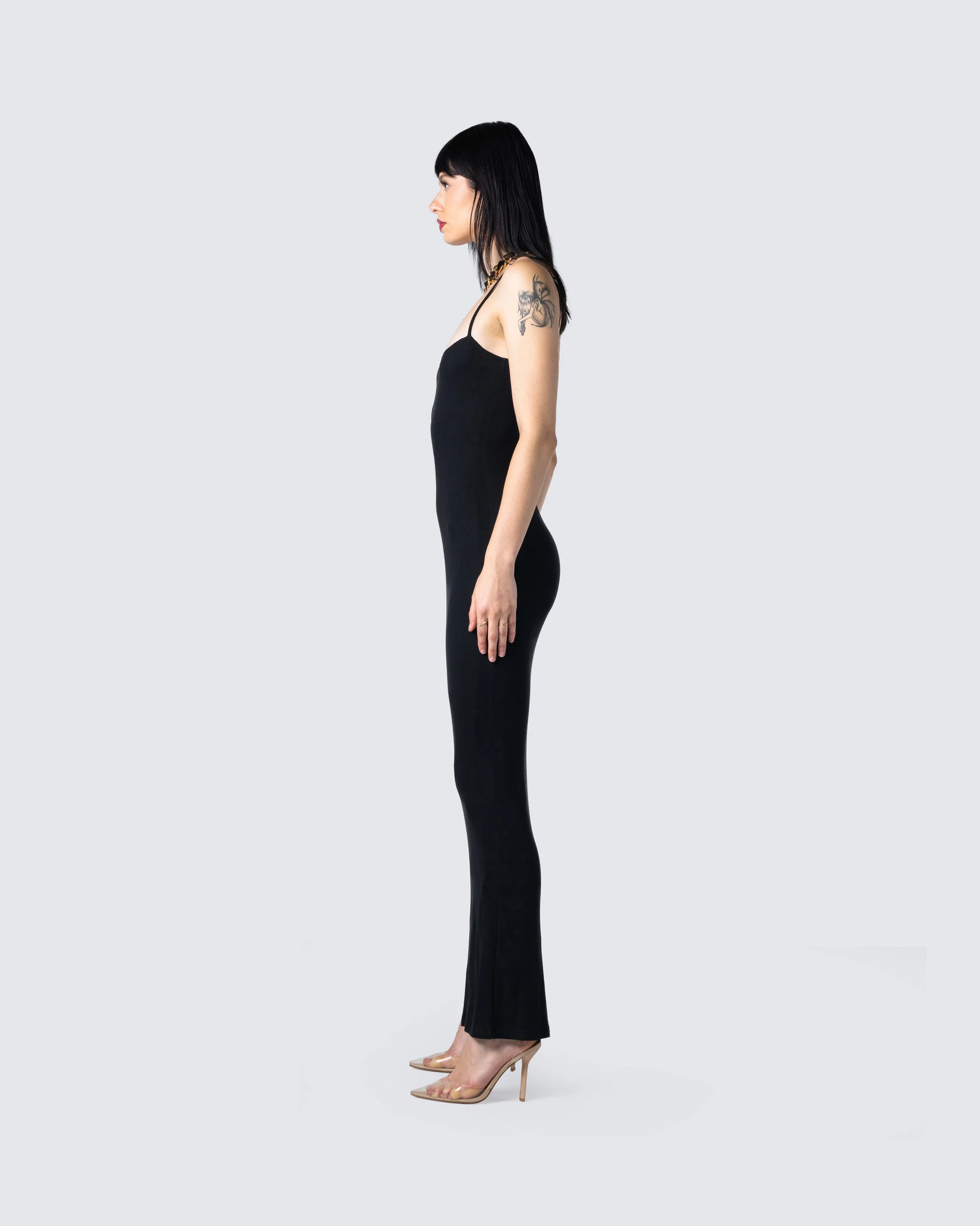 Lilibet Black Maxi Dress - Image 5