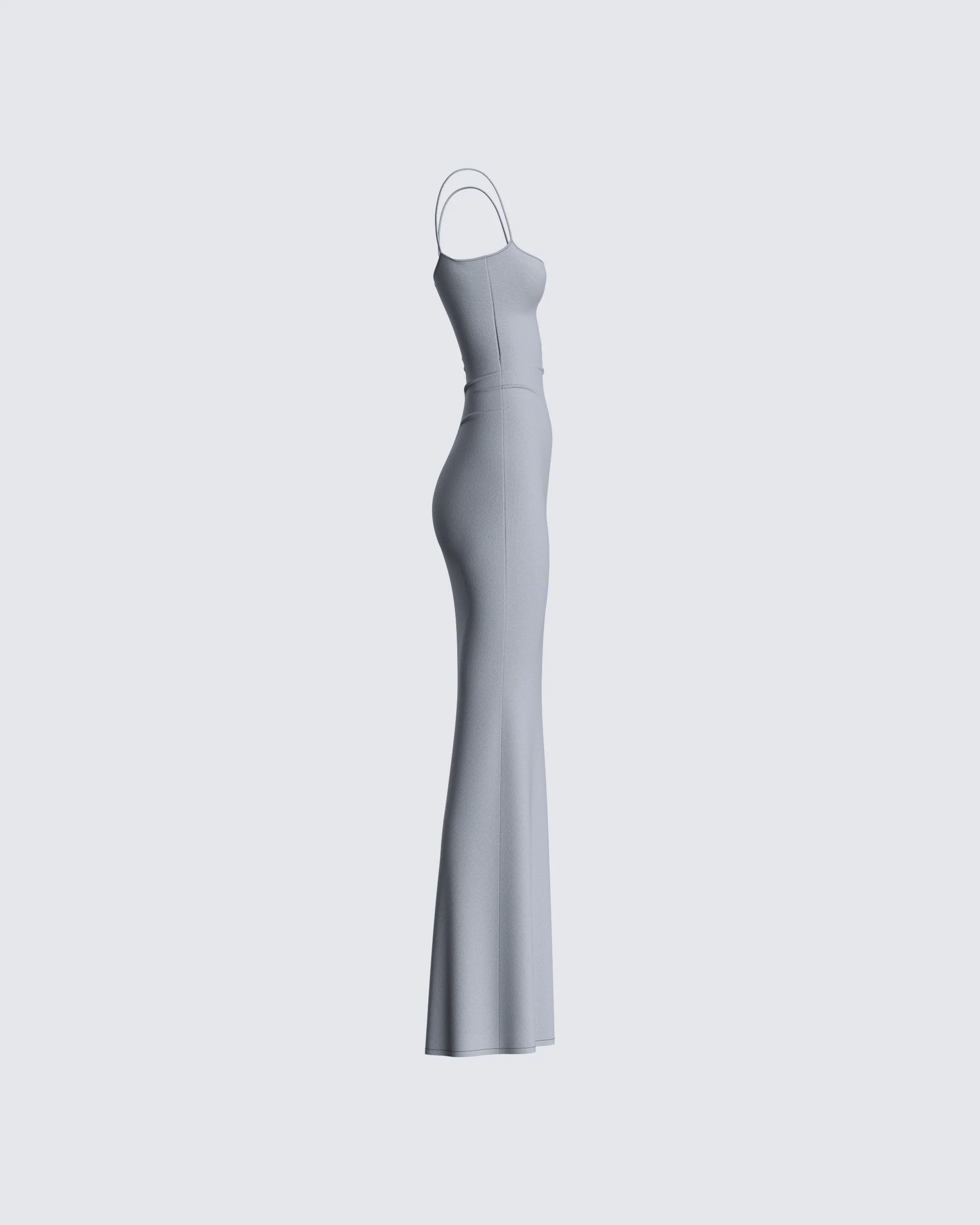 Lilibet Grey Maxi Dress - Image 2